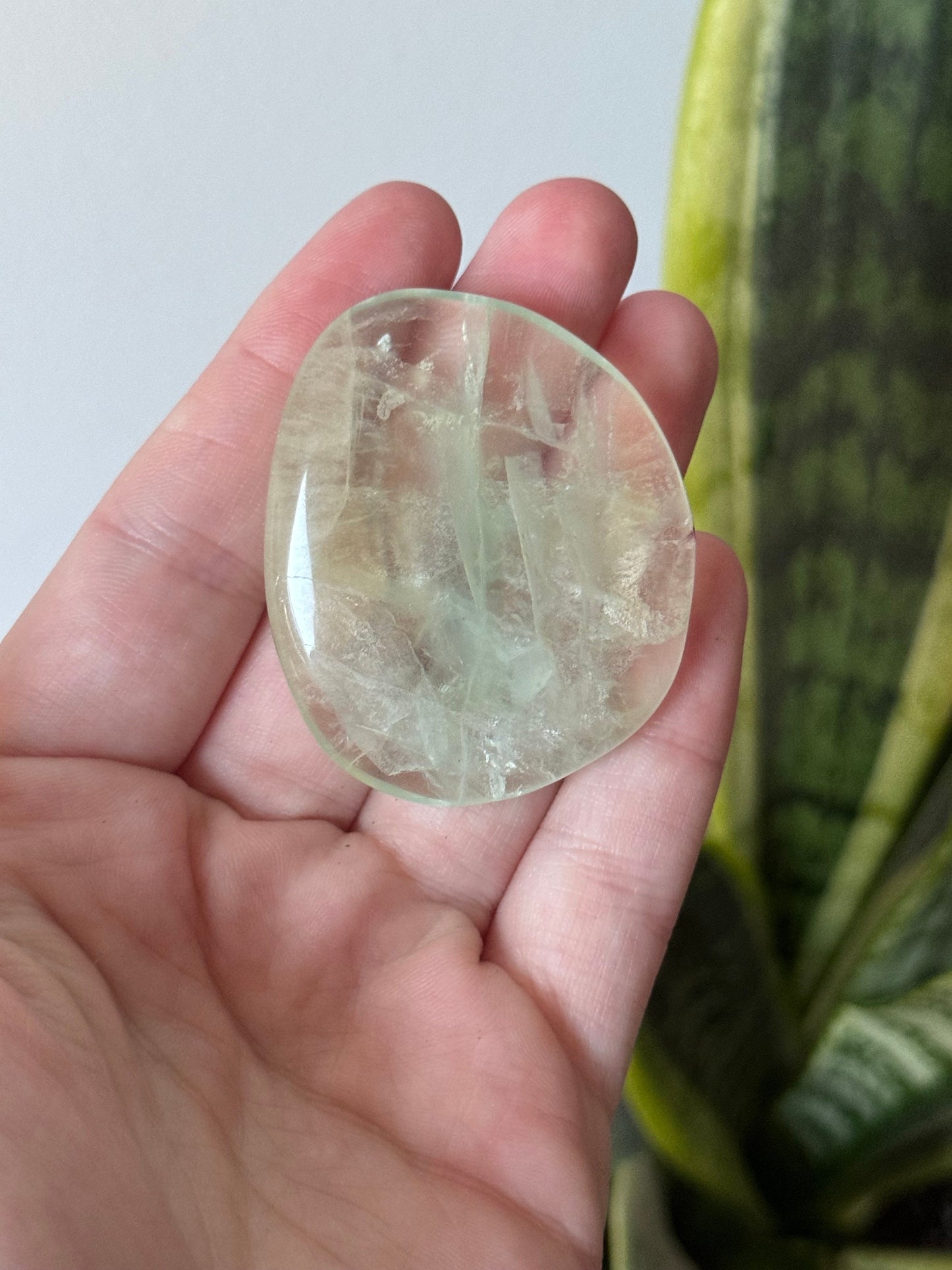 Beautiful Fluorite Flat Stones (You Pick) | Fluorite Round Palmstones