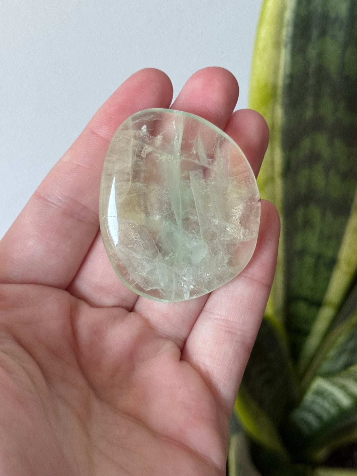 Beautiful Fluorite Flat Stones (You Pick) | Fluorite Round Palmstones