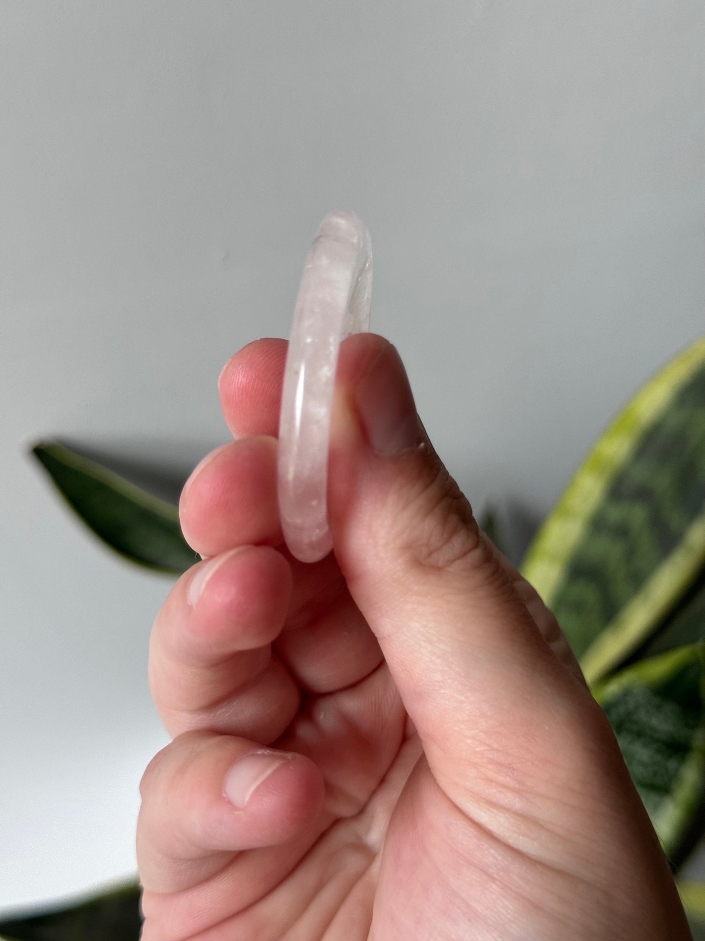Gorgeous Rose Quartz Worry Stone Carvings | Thumb Stone Touch Stone Rose Quartz
