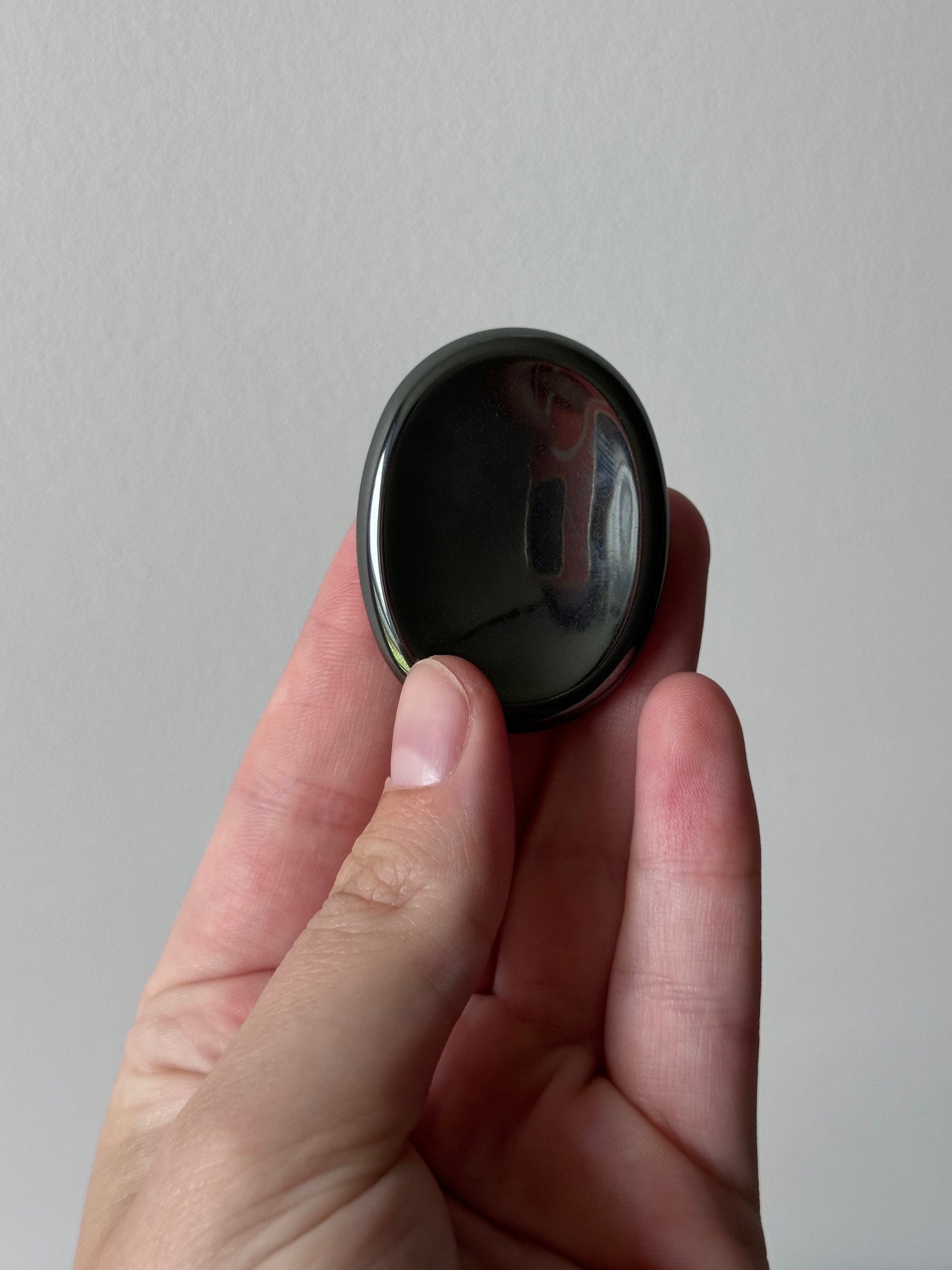 Gorgeous Hematite Worry Stone Carvings | Touch Stone Pocket Stone Thumb Stone