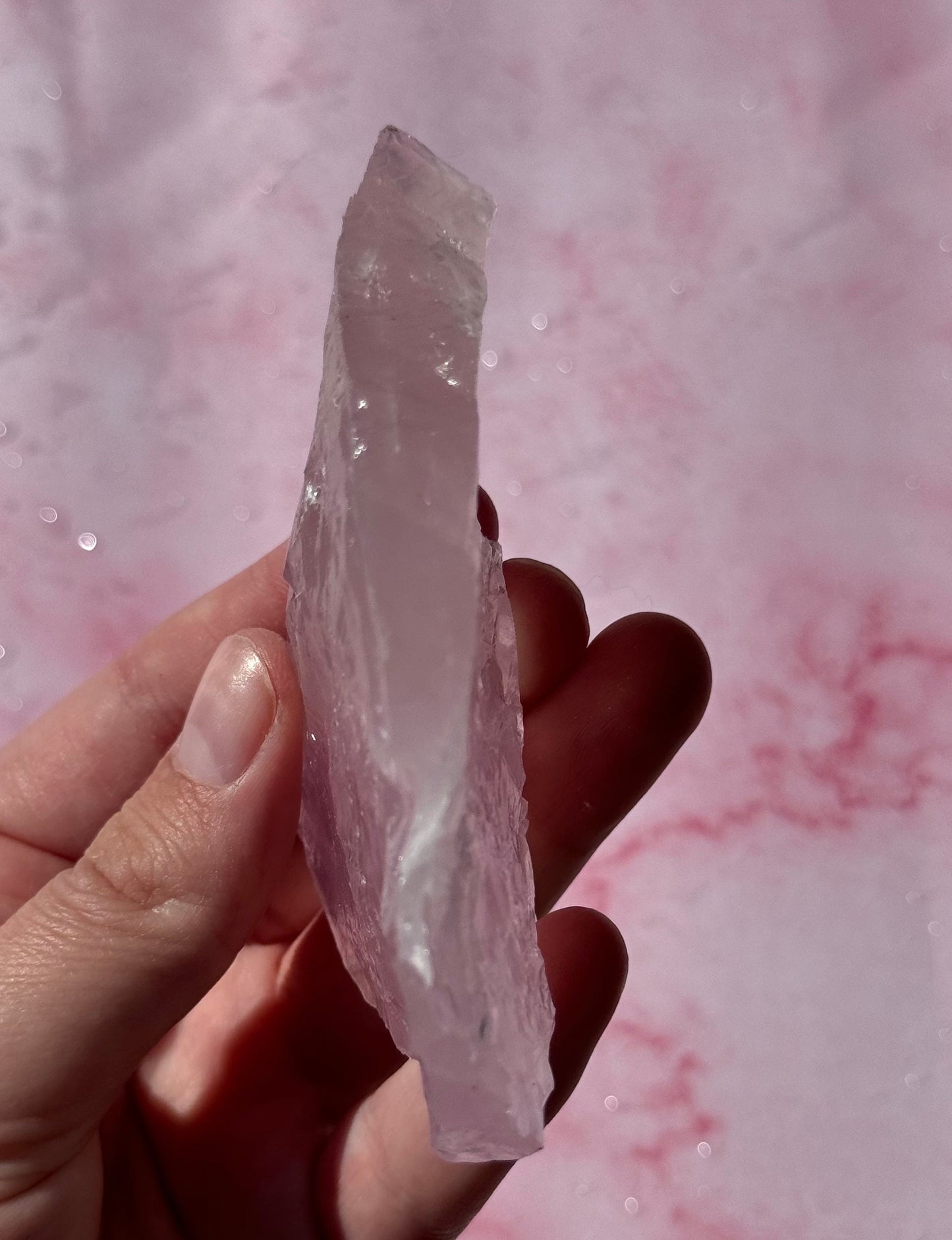 Gorgeous High Quality Rose Quartz Chunk from Brazil | Raw Rose Quartz