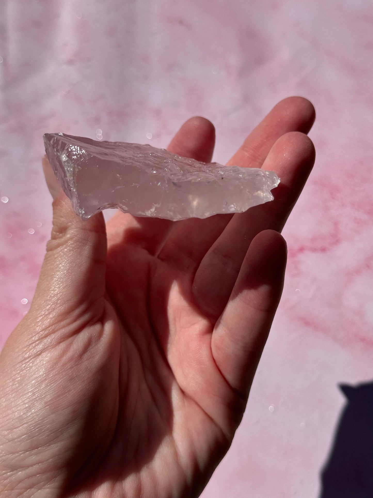 Gorgeous High Quality Rose Quartz Chunk from Brazil | Raw Rose Quartz