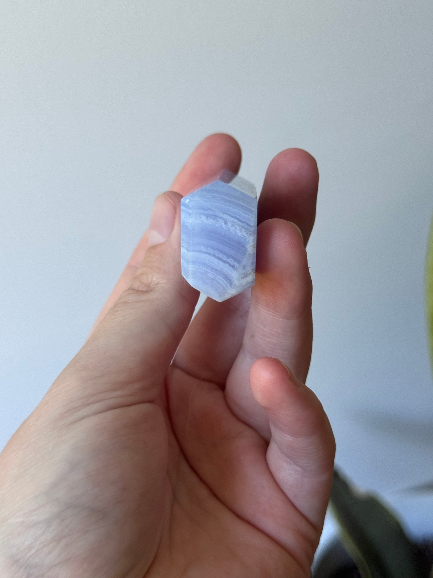 Gorgeous Blue Lace Agate Obelisk | Blue Lace Agate Tower from South Africa