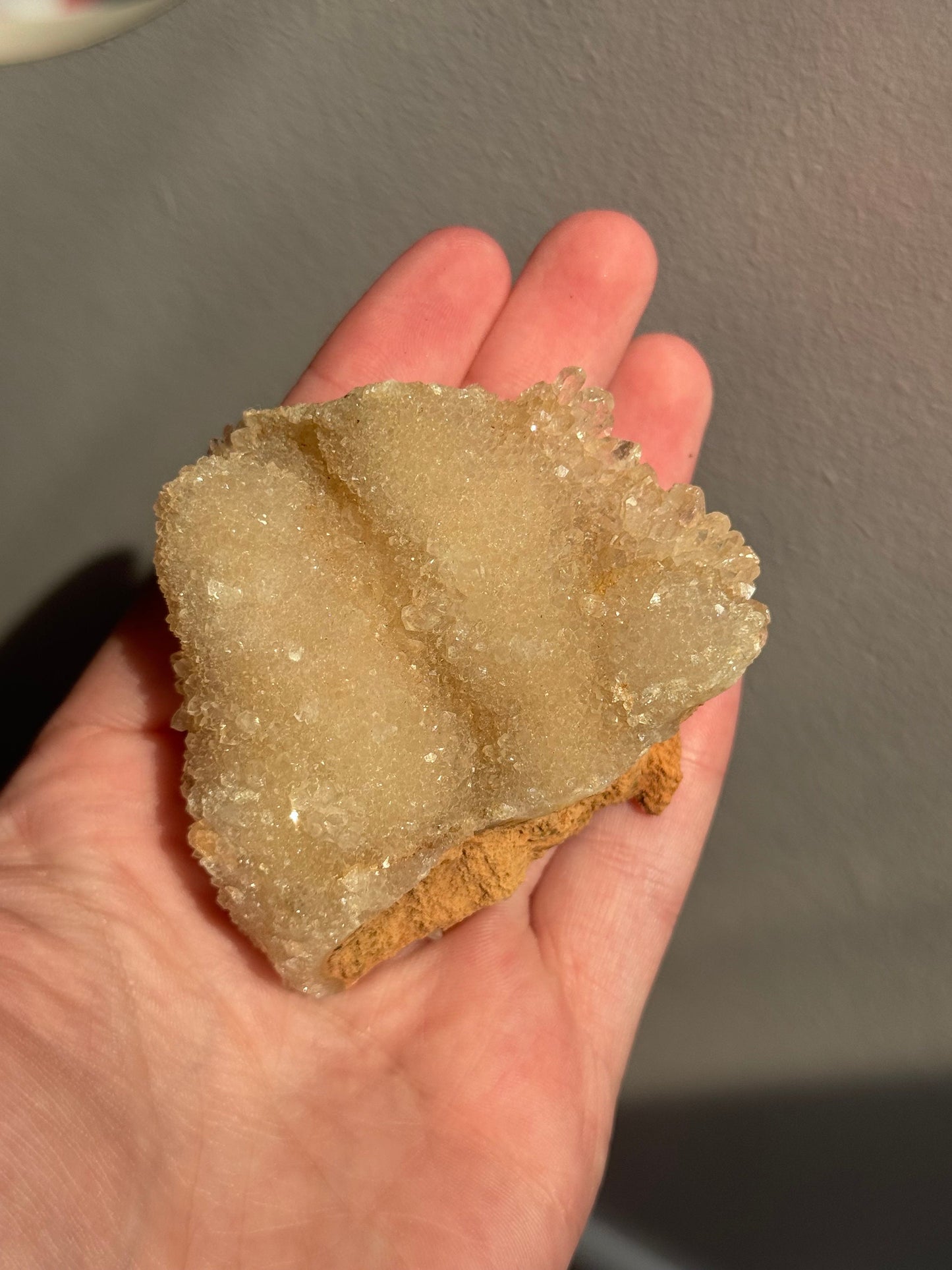 Gorgeous Druzy Flower Amethyst Specimen from Brazil | Flower Amethyst with Sparkle