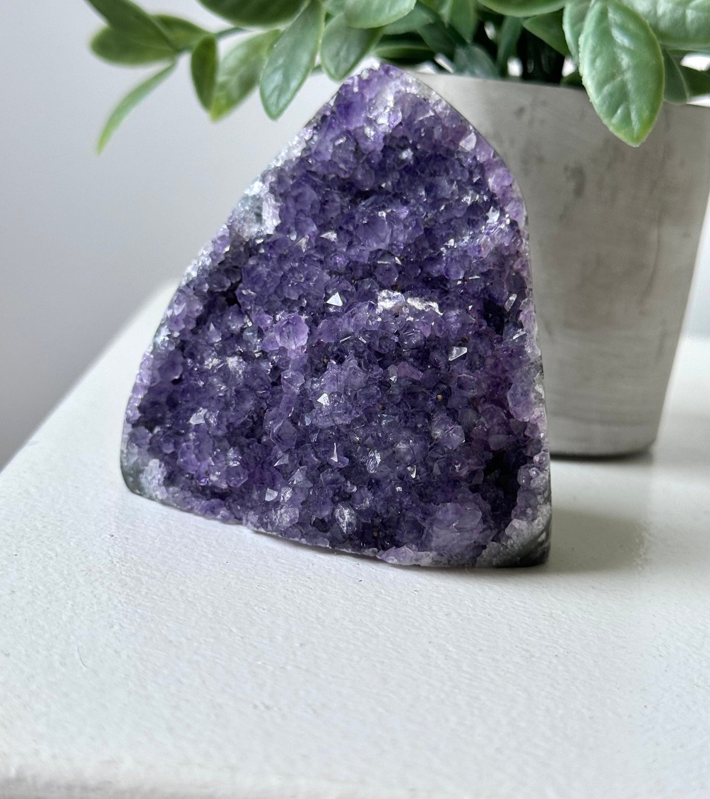 Beautiful Amethyst Cut Base Cluster | Amethyst Cluster Freeform from Uruguay