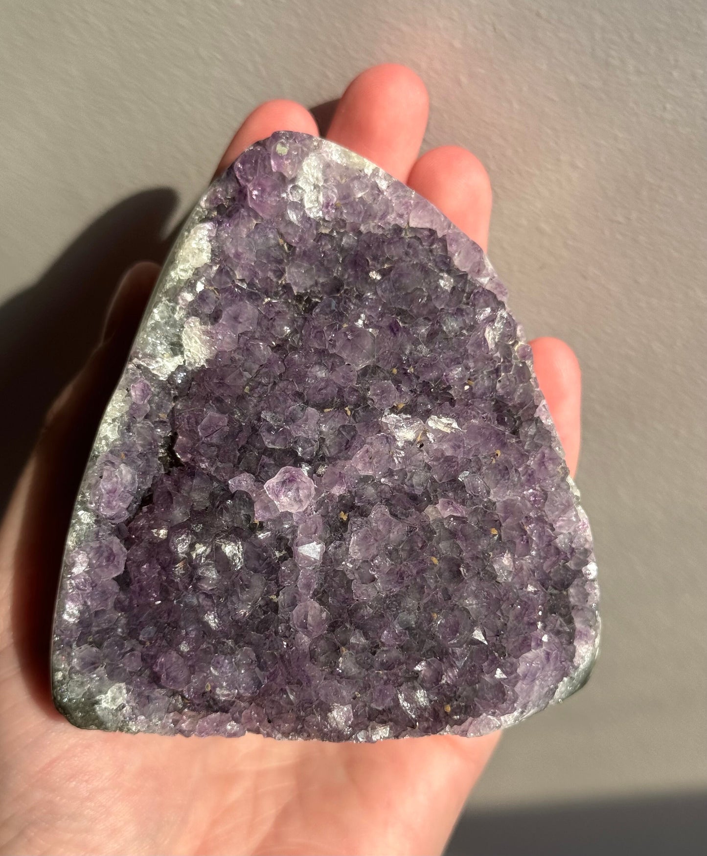 Beautiful Amethyst Cut Base Cluster | Amethyst Cluster Freeform from Uruguay