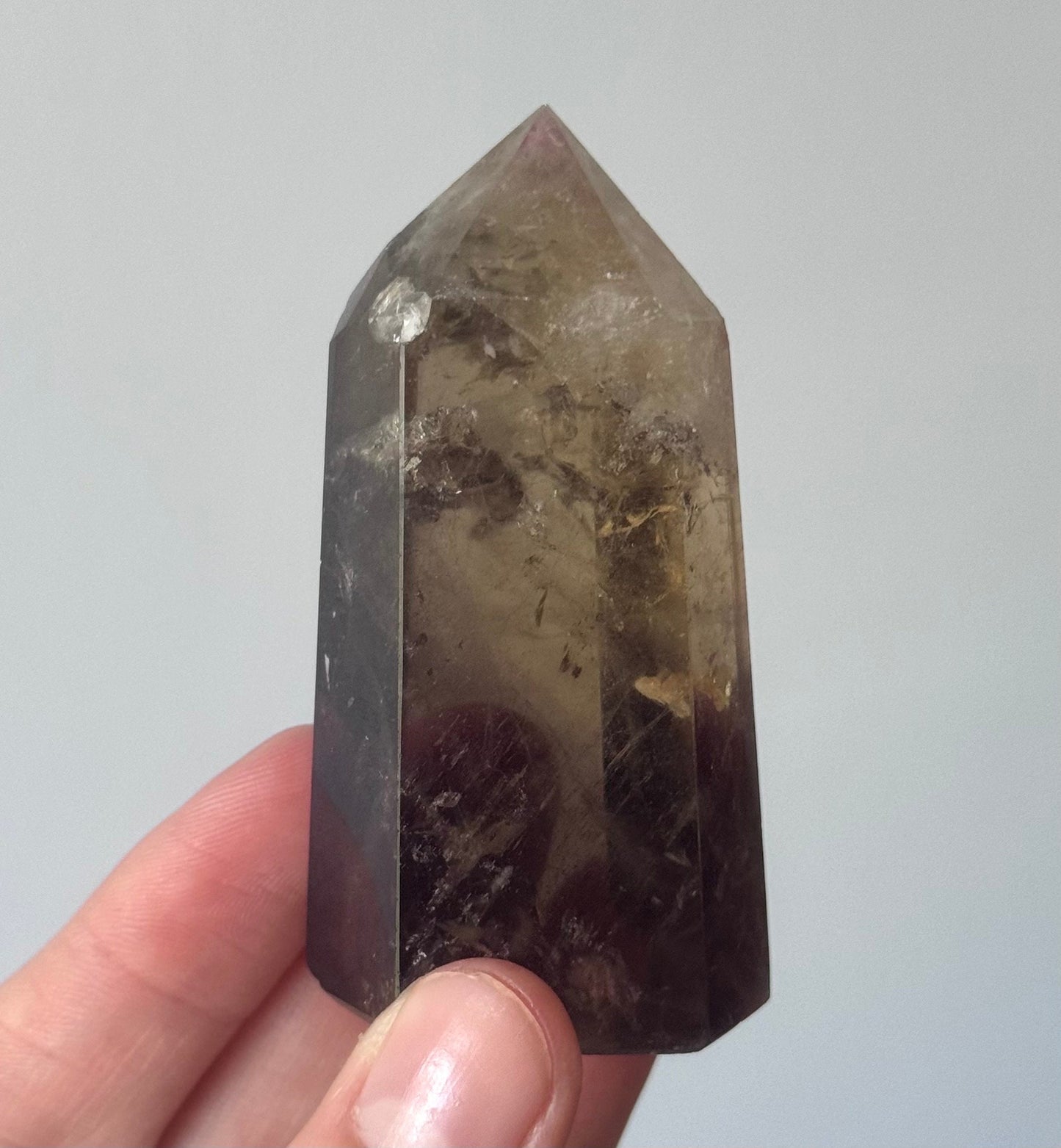 Beautiful Smoky Quartz Tower | Polished Smoky Quartz Generator