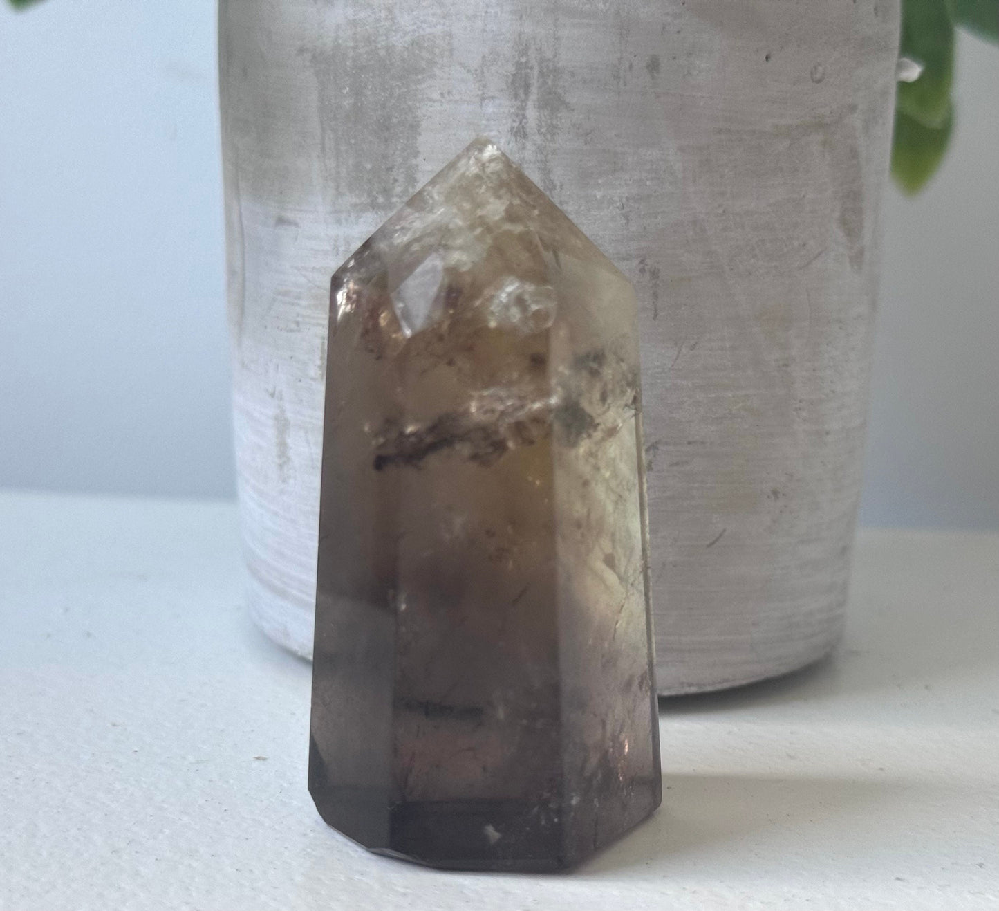Beautiful Smoky Quartz Tower | Polished Smoky Quartz Generator