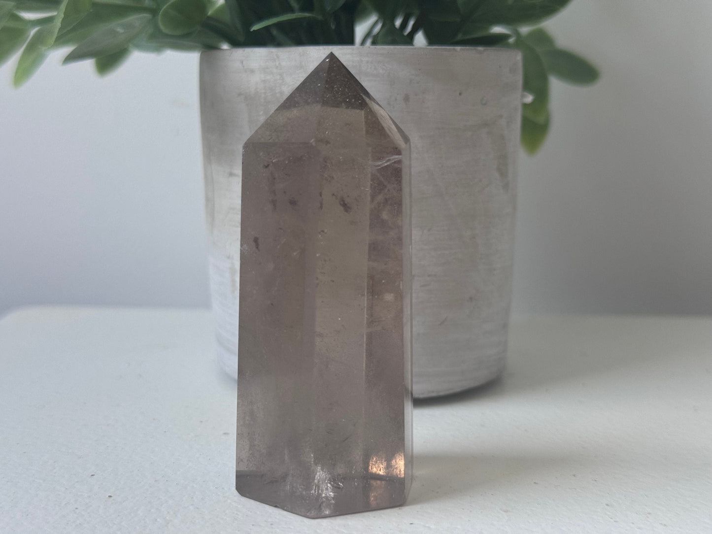 Beautiful Smoky Quartz Tower | Polished Smoky Quartz Generator