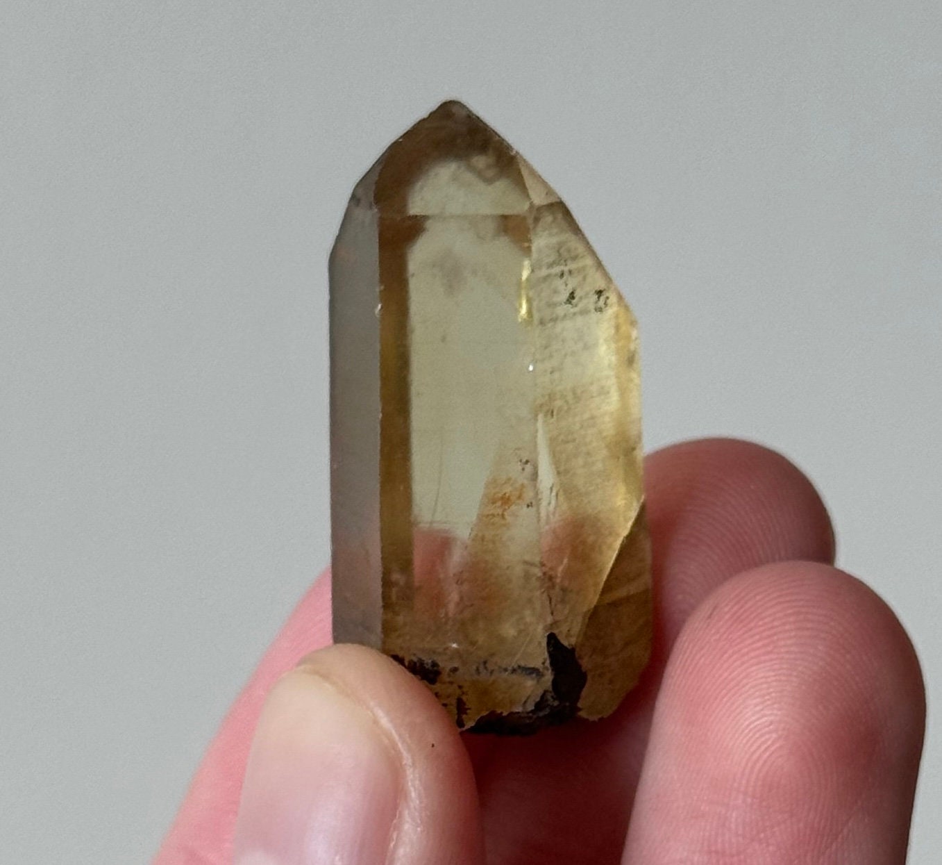 Gorgeous Raw Citrine Point from Brazil | Mini Natural Citrine Point