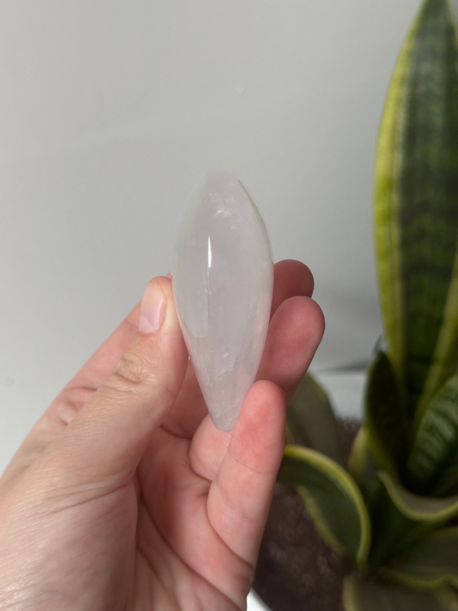 Gorgeous Lavender Quartz Puffy Heart Carving | Lavender Quartz Girasol Quartz Periwinkle Quartz