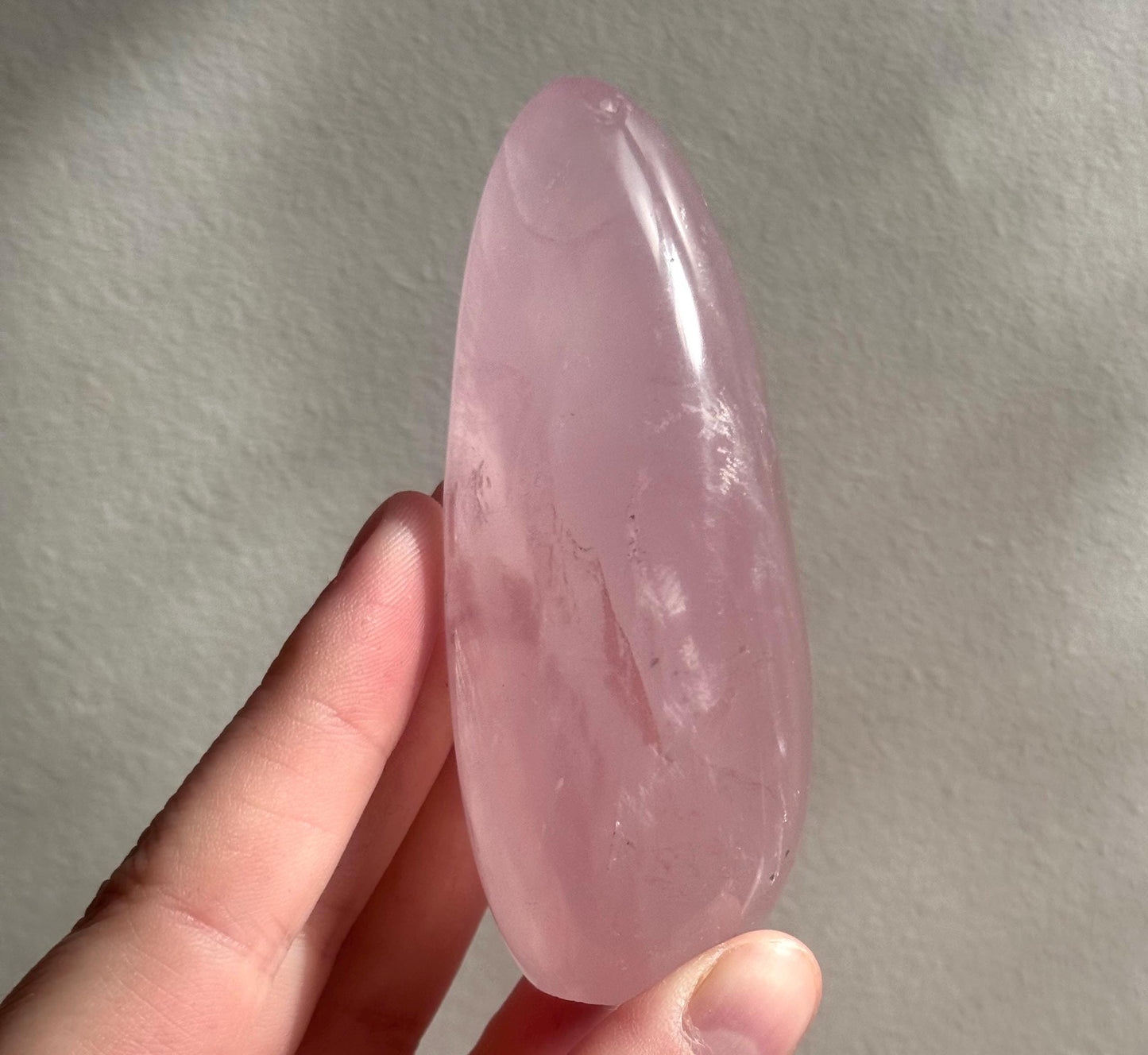 Beautiful Rose Quartz Freeform | Small Gemmy Rose Quartz Carving