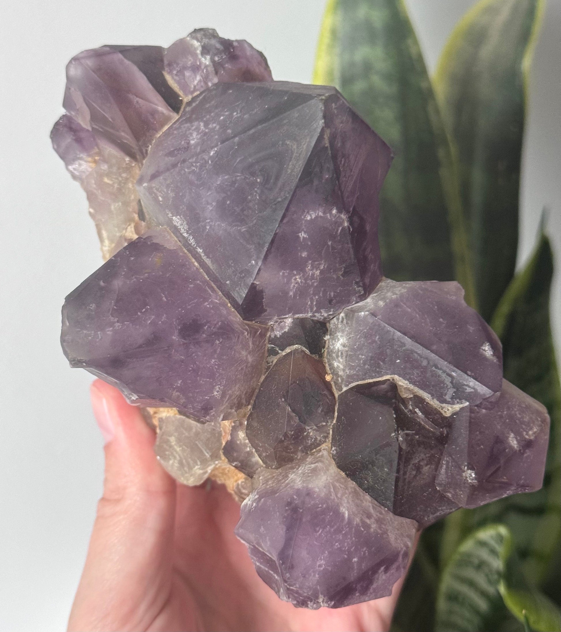 Beautiful Large Pointed Amethyst Cluster from Congo | Raw Amethyst Cluster from Congo 1.116kg