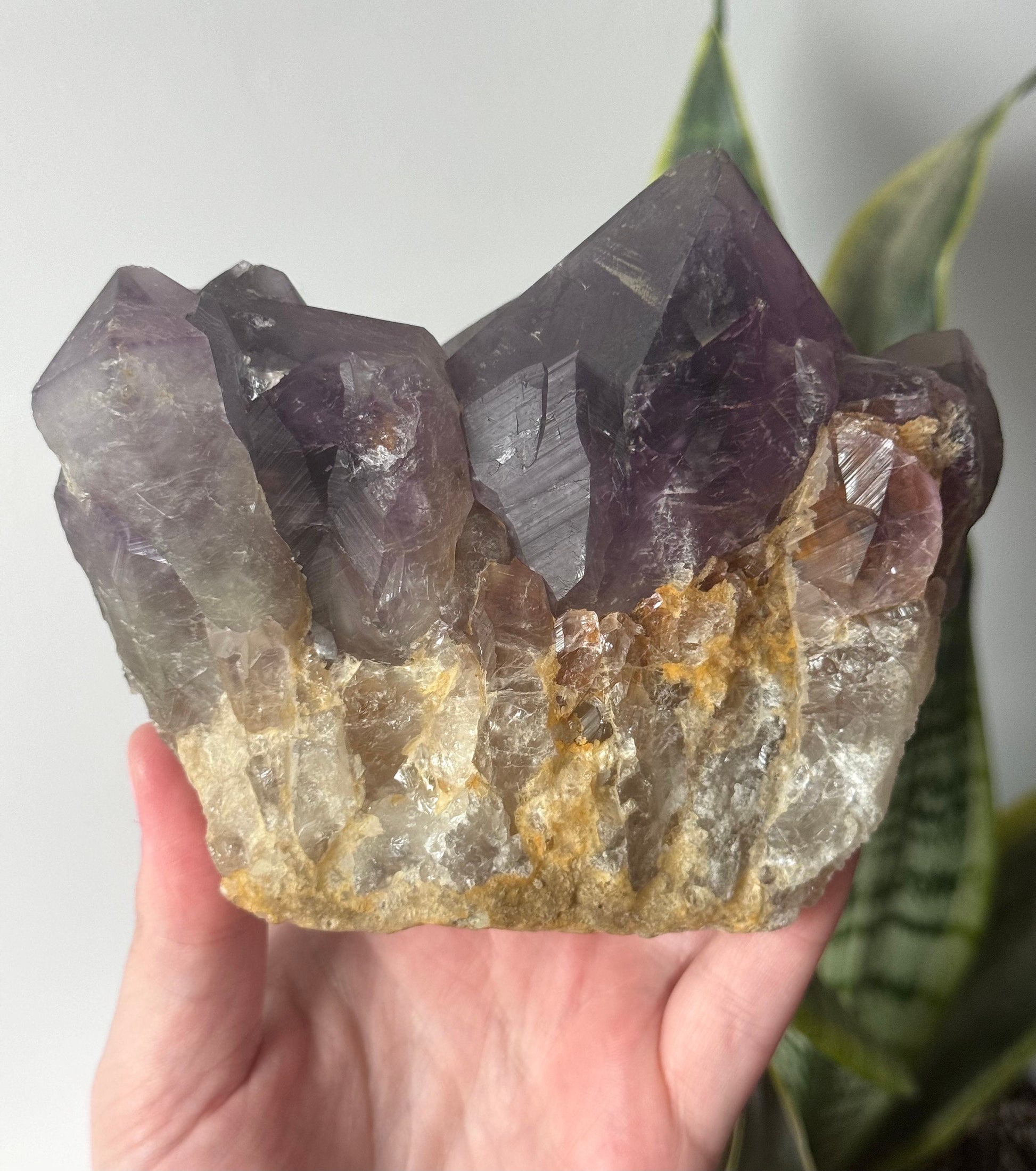 Beautiful Large Pointed Amethyst Cluster from Congo | Raw Amethyst Cluster from Congo 1.116kg