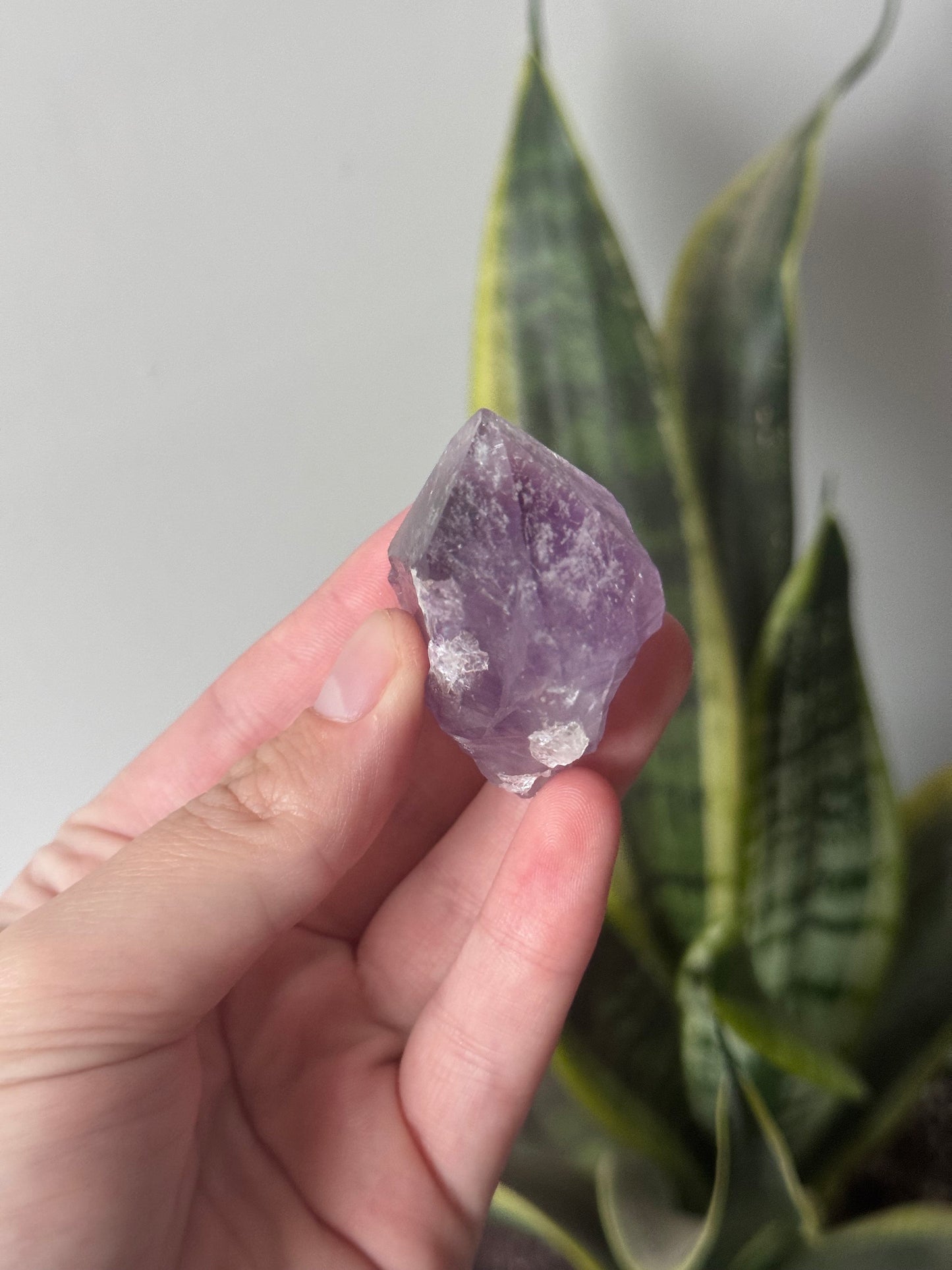Beautiful Deep Purple Raw Amethyst Chunk from Brazil | Raw Amethyst Point
