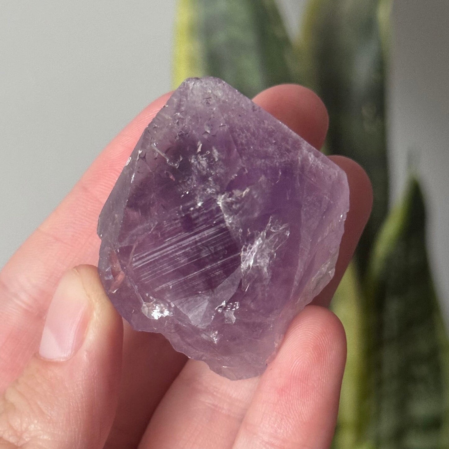 Beautiful Deep Purple Raw Amethyst Chunk from Brazil | Raw Amethyst Point