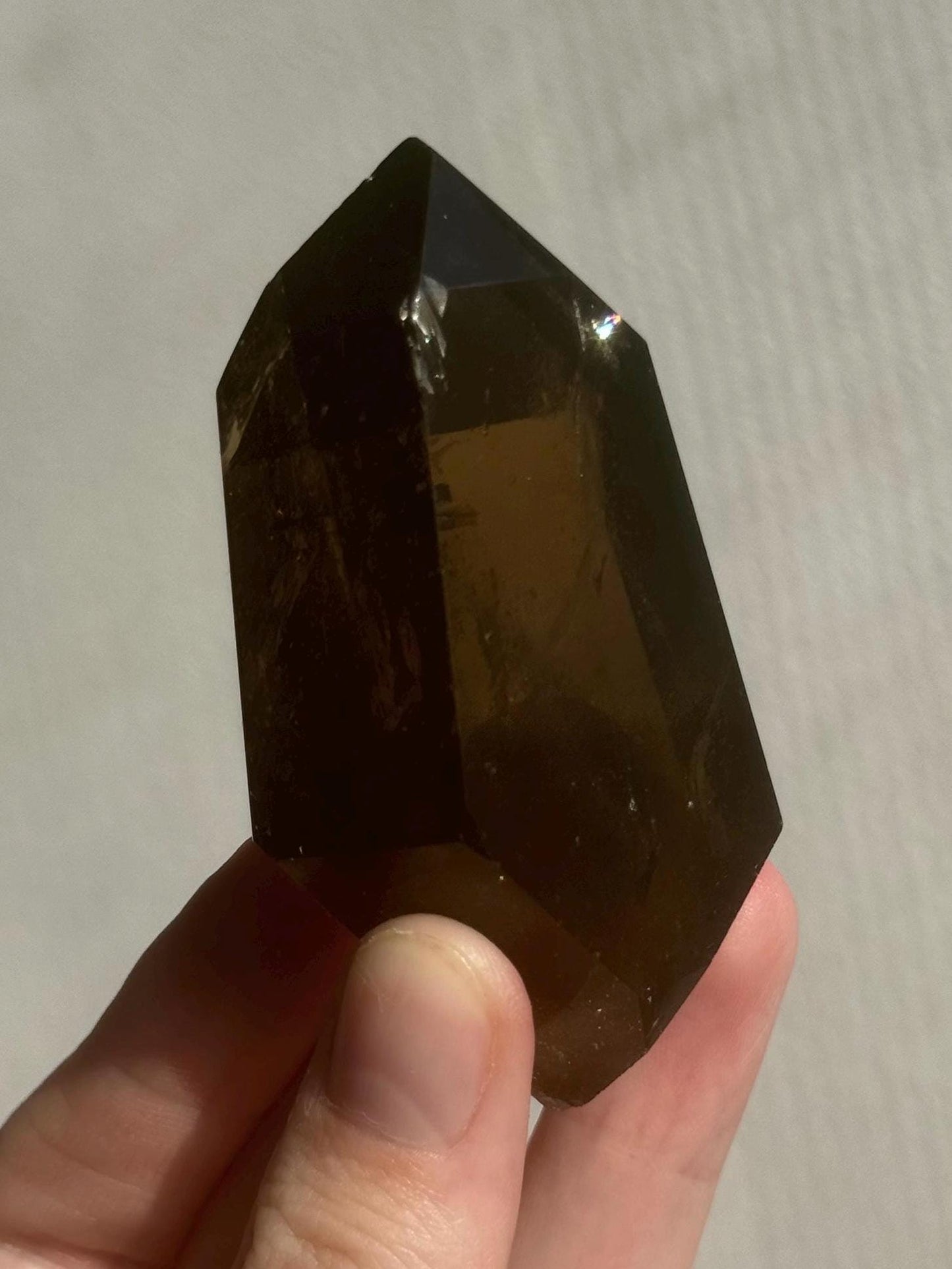 High Quality Double Terminated Smoky Citrine Freeform from Brazil | Smokey Citrine DT