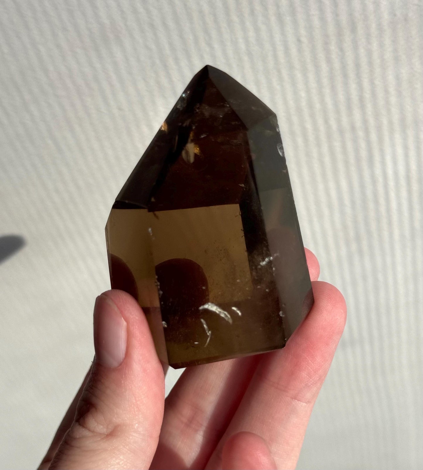 High Quality Smoky Citrine Freeform from Brazil | Dark Honey Citrine Generator
