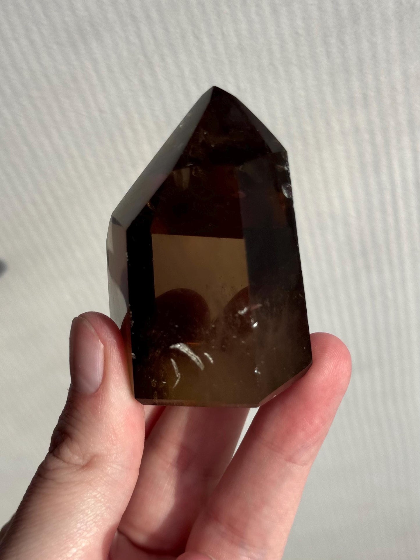 High Quality Smoky Citrine Freeform from Brazil | Dark Honey Citrine Generator