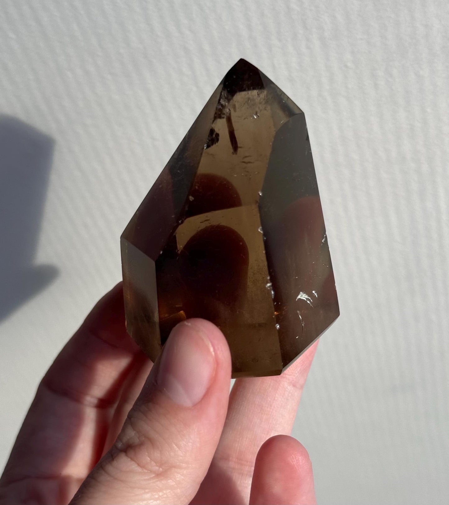 High Quality Smoky Citrine Freeform from Brazil | Dark Honey Citrine Generator