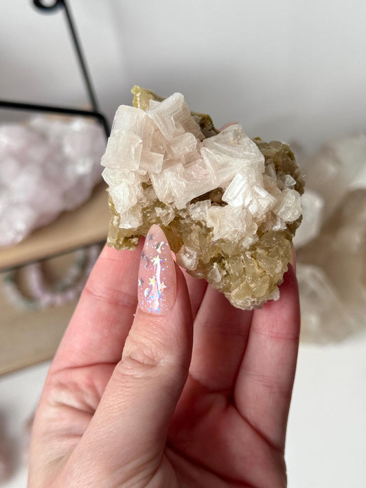 Gorgeous Pink Halite on Trona from Owen’s Lake California | Rare Pink Halite Specimen