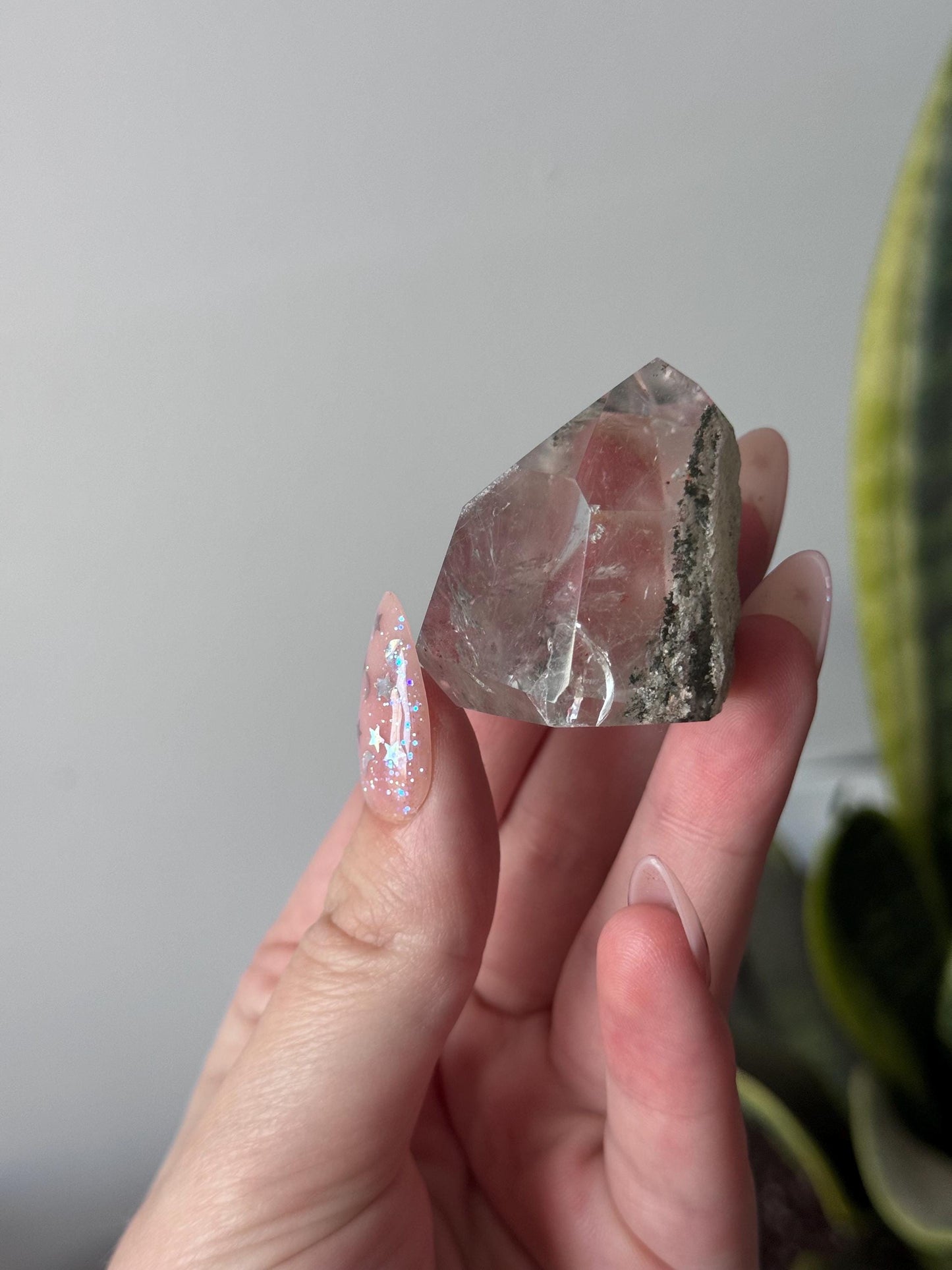 High Quality Garden Quartz Point from Brazil | Lodolite Generator AAA