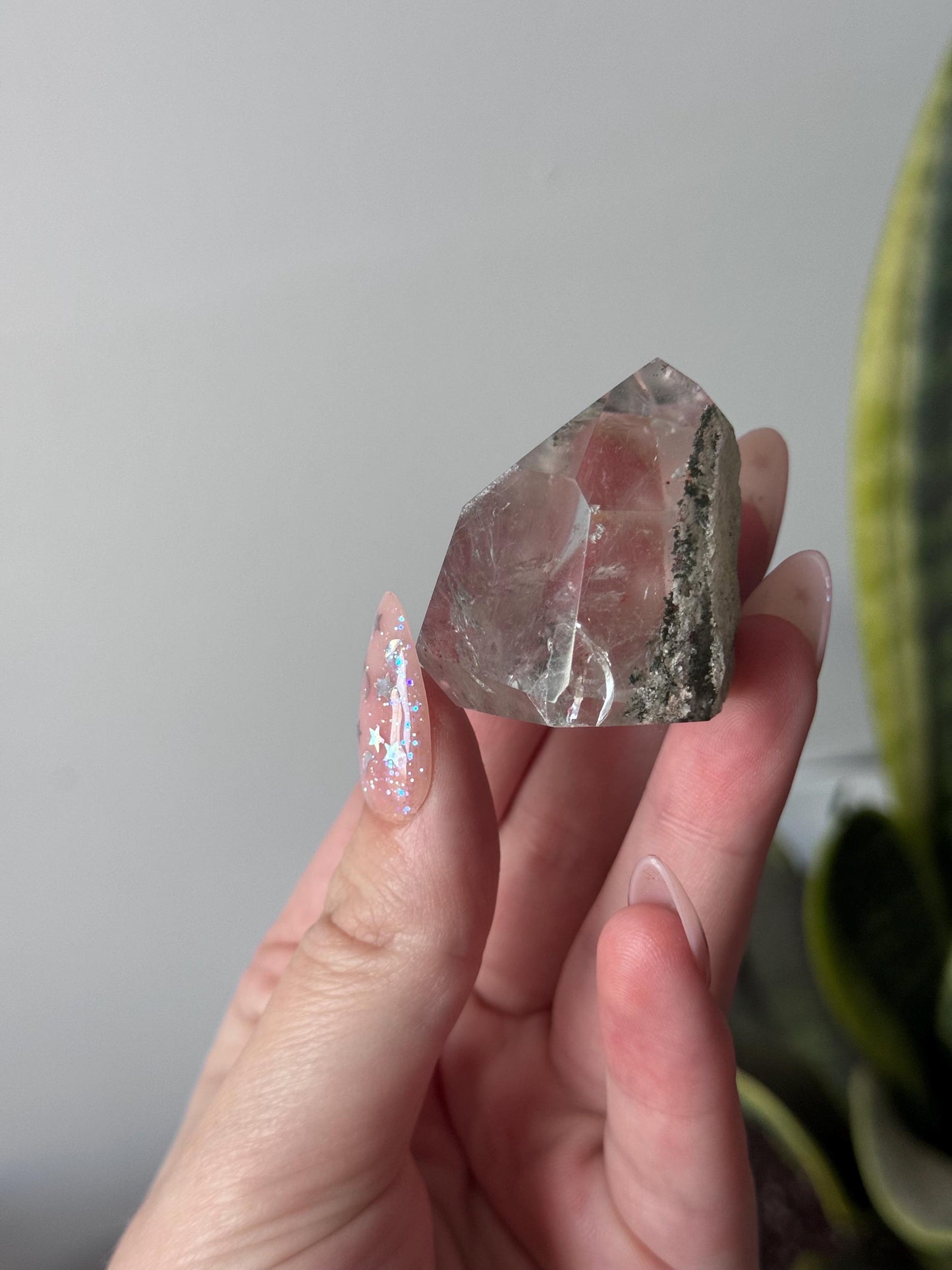 High Quality Garden Quartz Point from Brazil | Lodolite Generator AAA