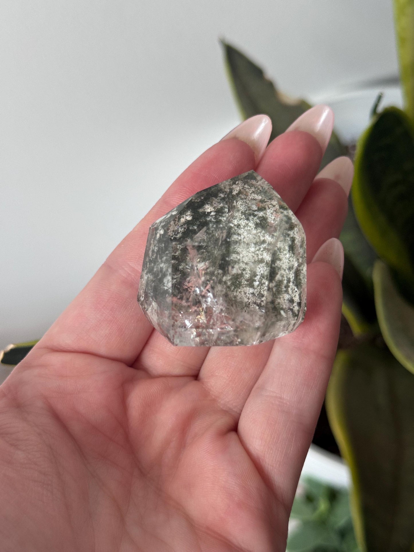 High Quality Garden Quartz Point from Brazil | Lodolite Generator AAA