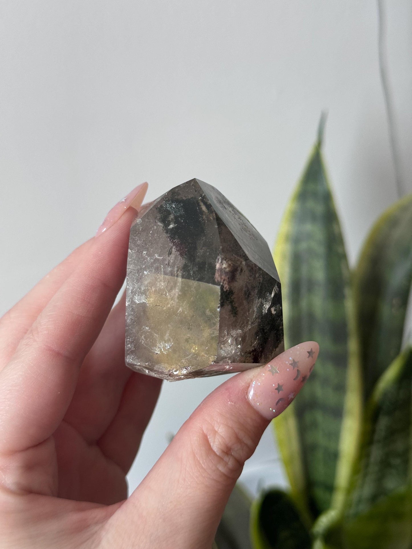 High Quality Garden Quartz Point from Brazil | Lodolite Generator AAA