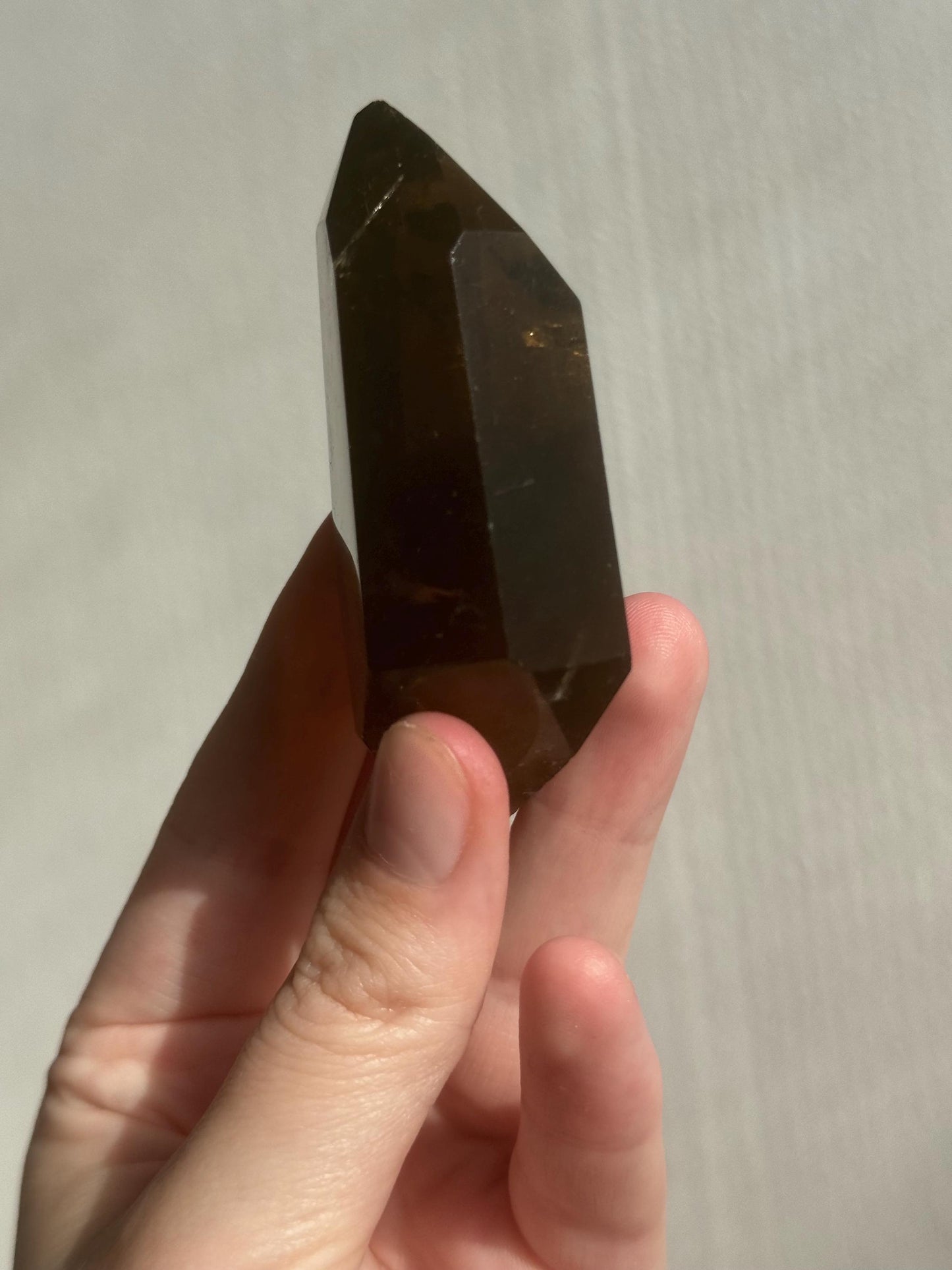 High Quality Double Terminated Smoky Citrine Freeform from Brazil | Smokey Citrine DT