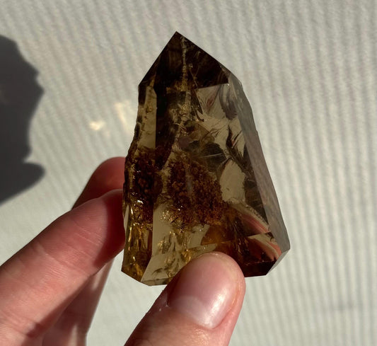 High Quality Smoky Citrine with Garden Inclusions from Brazil | Garden Citrine Freeform