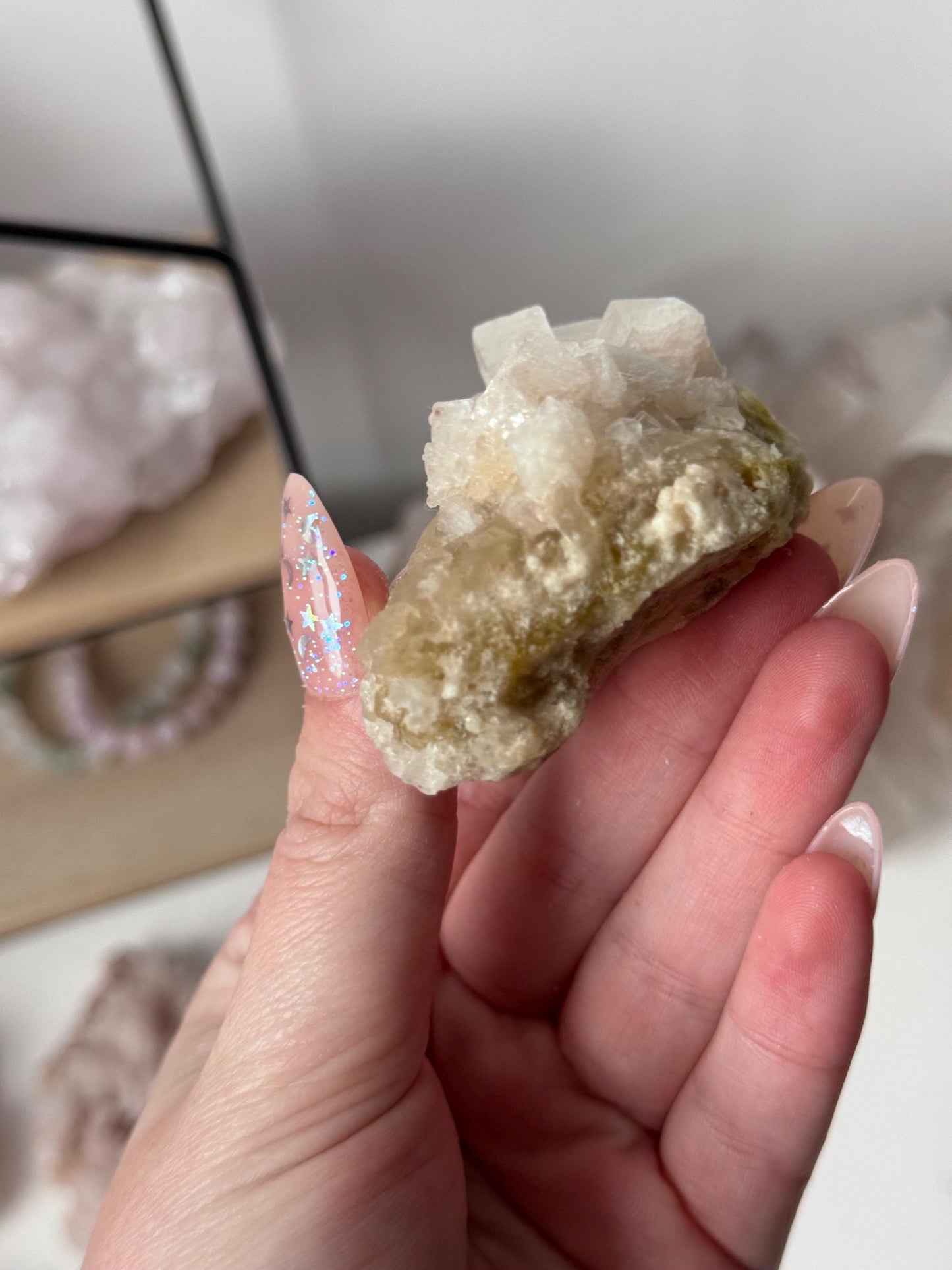 Gorgeous Pink Halite on Trona from Owen’s Lake California | Rare Pink Halite Specimen