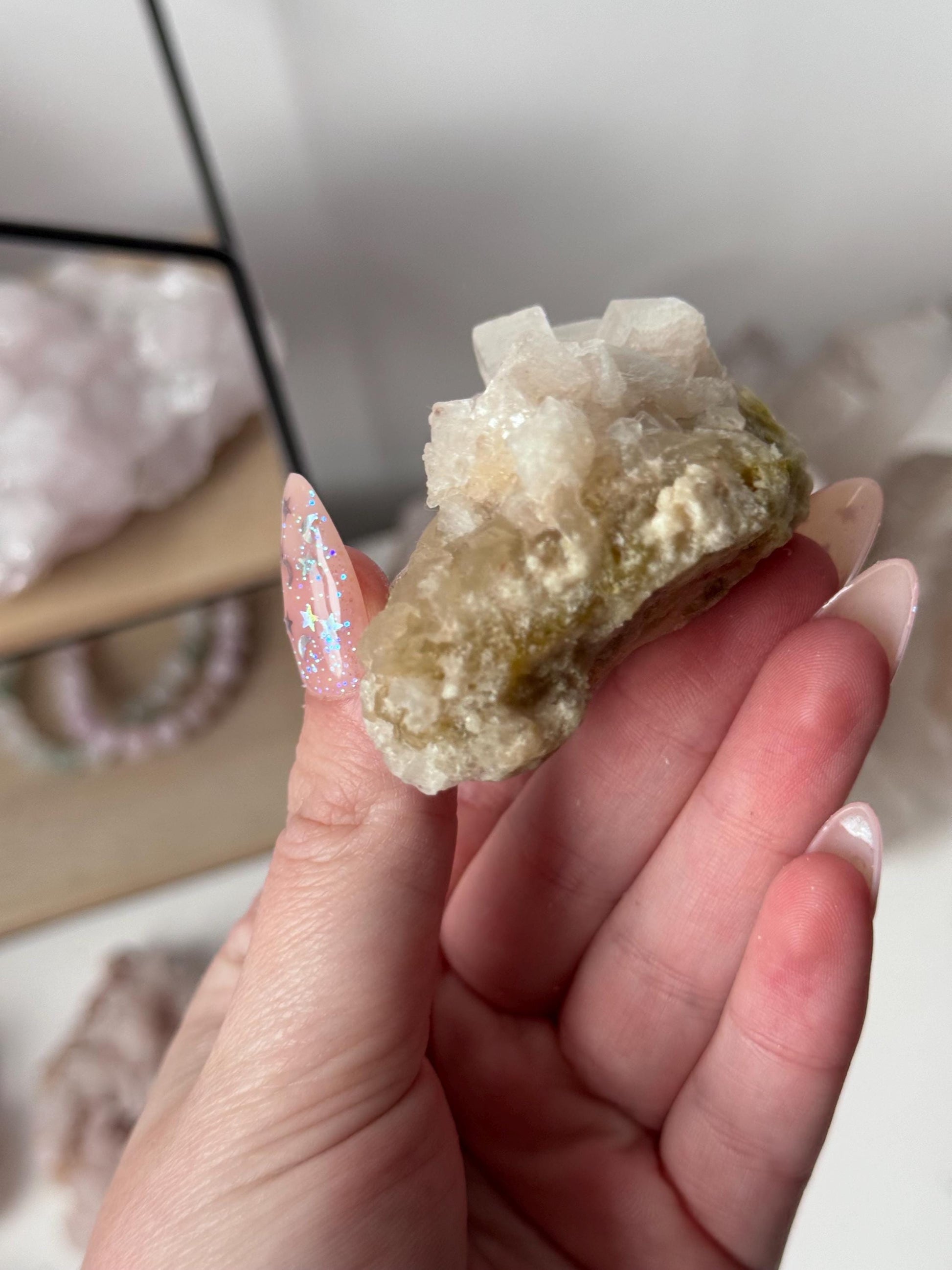 Gorgeous Pink Halite on Trona from Owen’s Lake California | Rare Pink Halite Specimen