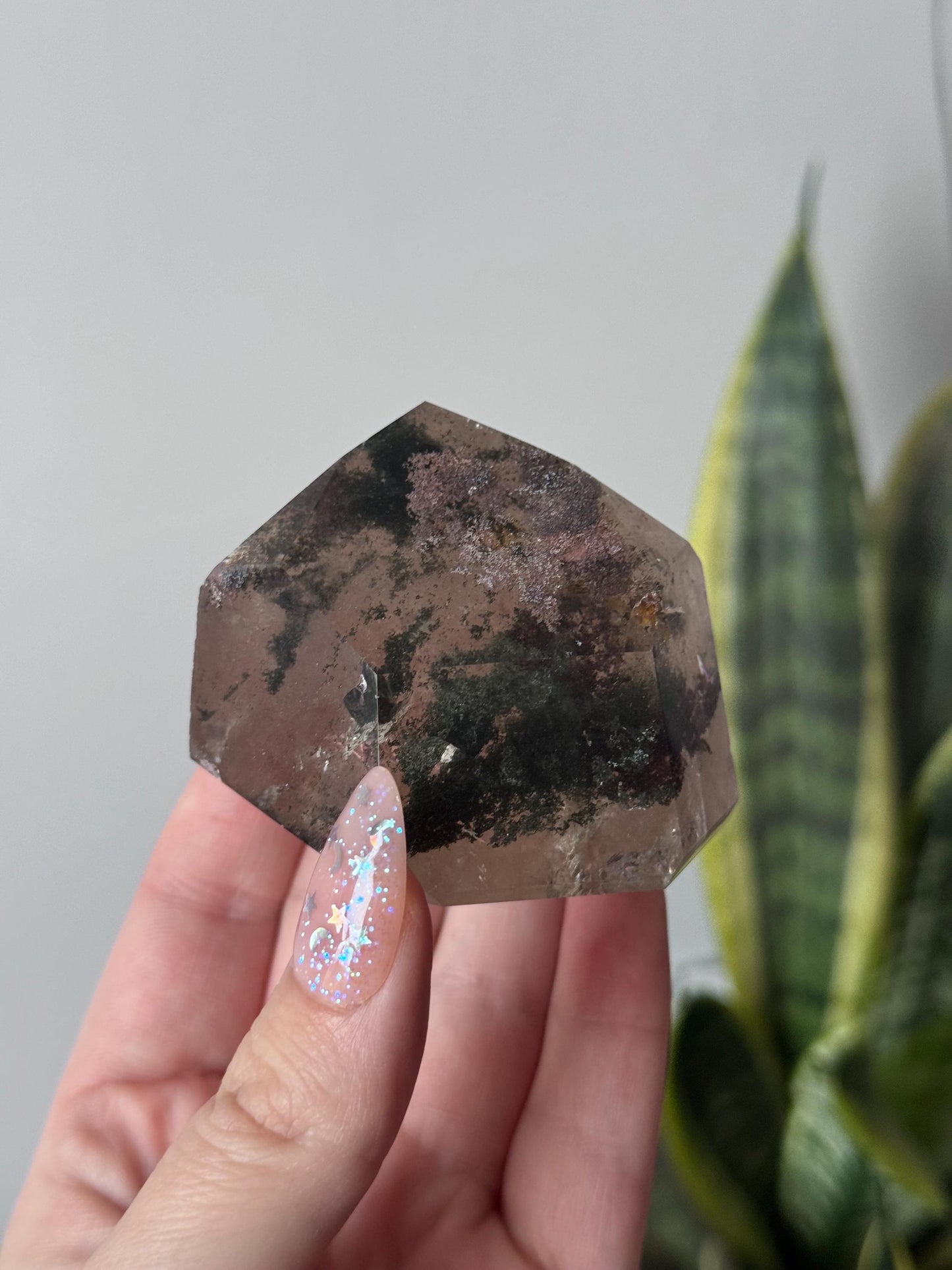 High Quality Garden Quartz Point from Brazil | Lodolite Generator AAA