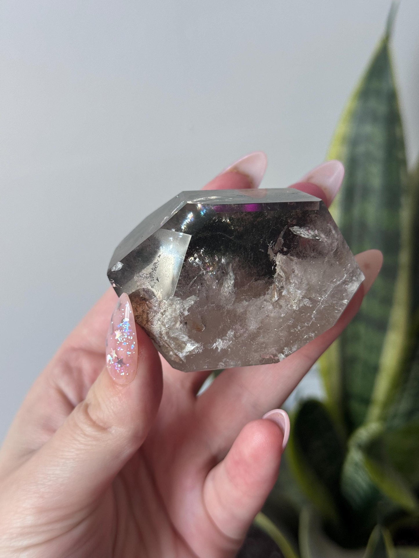 High Quality Garden Quartz Point from Brazil | Lodolite Generator AAA