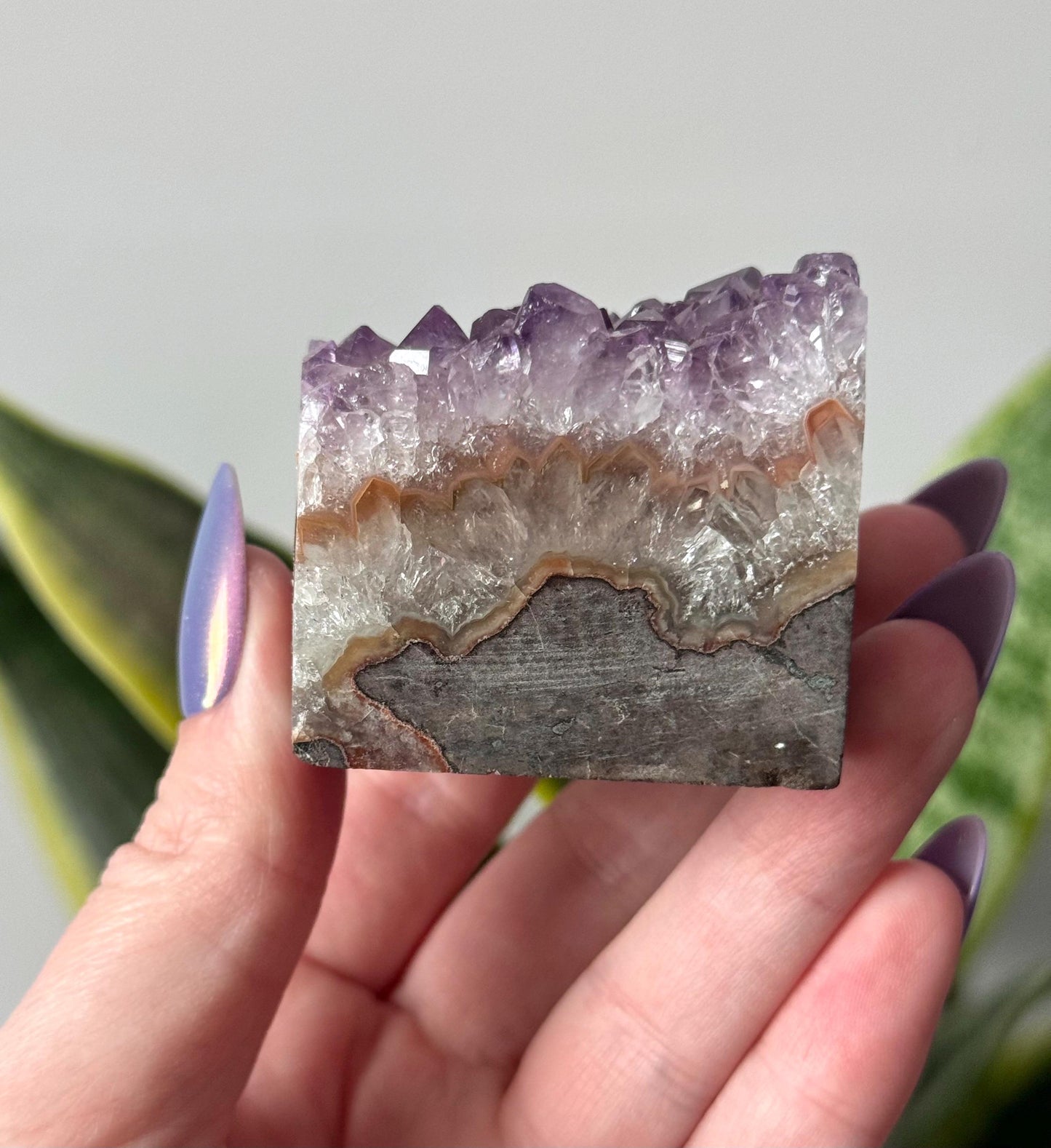 Beautiful Amethyst Cube from Uruguay | Polished Amethyst Block