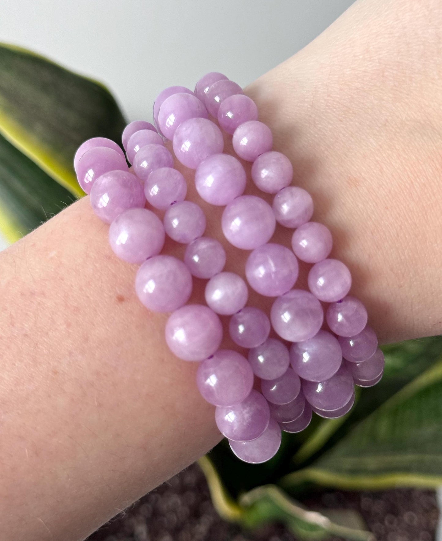 Gorgeous Kunzite Bracelet 8mm 6mm | High Quality Kunzite Bracelet