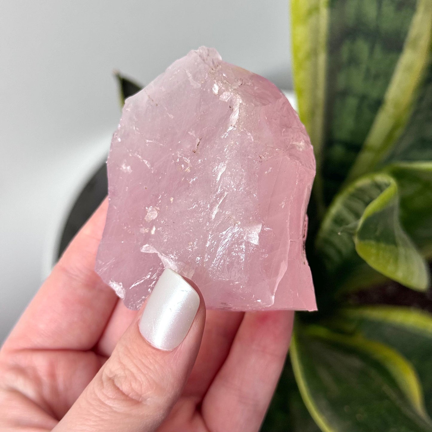 Gorgeous High Quality Rose Quartz Chunk from Brazil | Raw Rose Quartz
