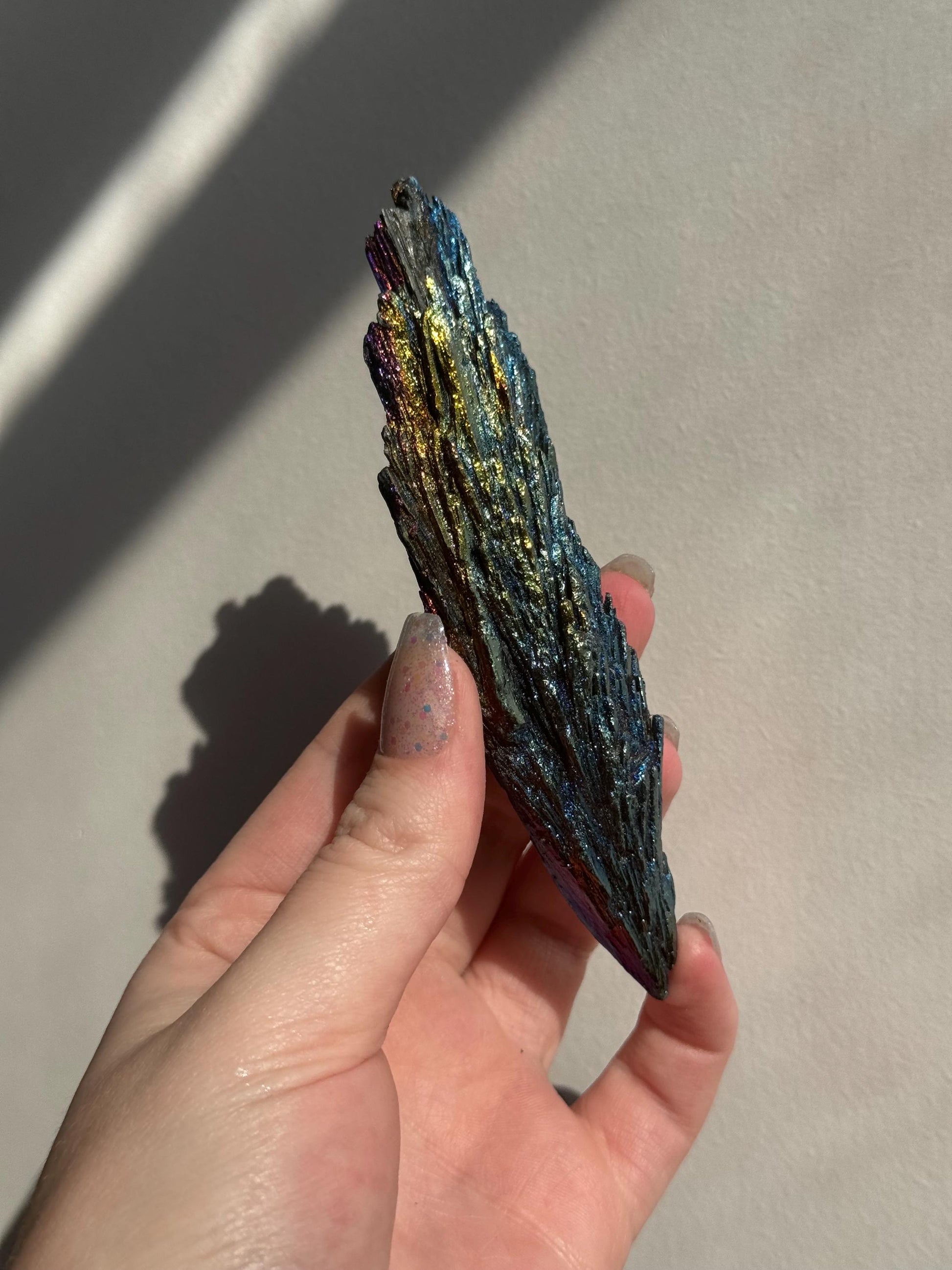 Beautiful Aura Kyanite Blades | Aura Coated Kyanite