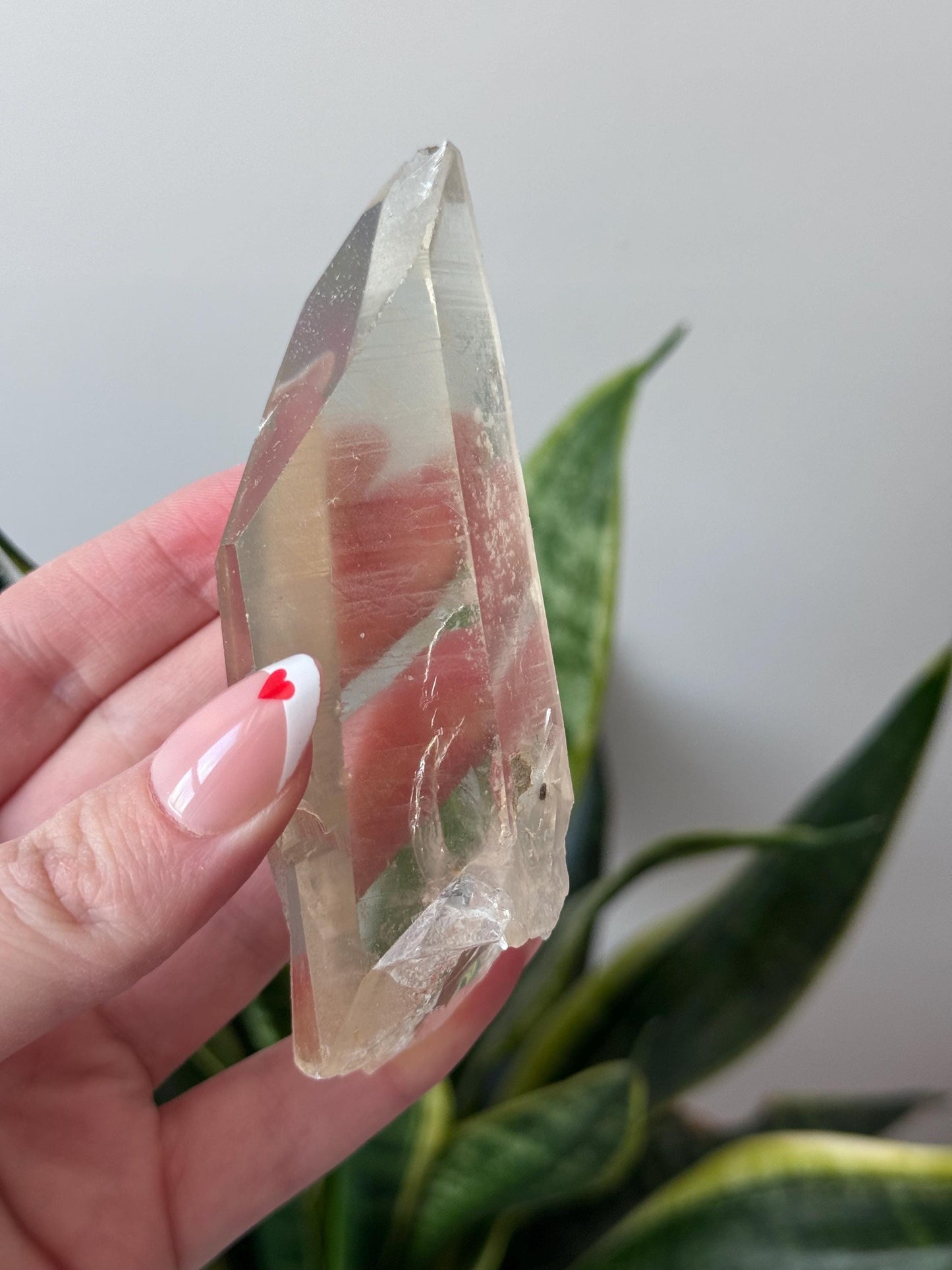 Beautiful Clear Quartz Lemurian Point from Brazil | Lemurian DT
