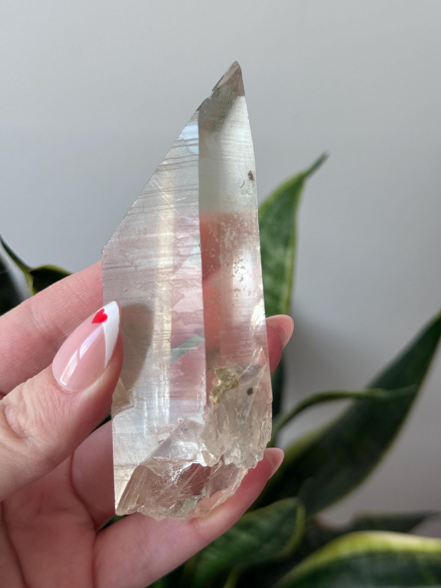 Beautiful Clear Quartz Lemurian Point from Brazil | Lemurian DT