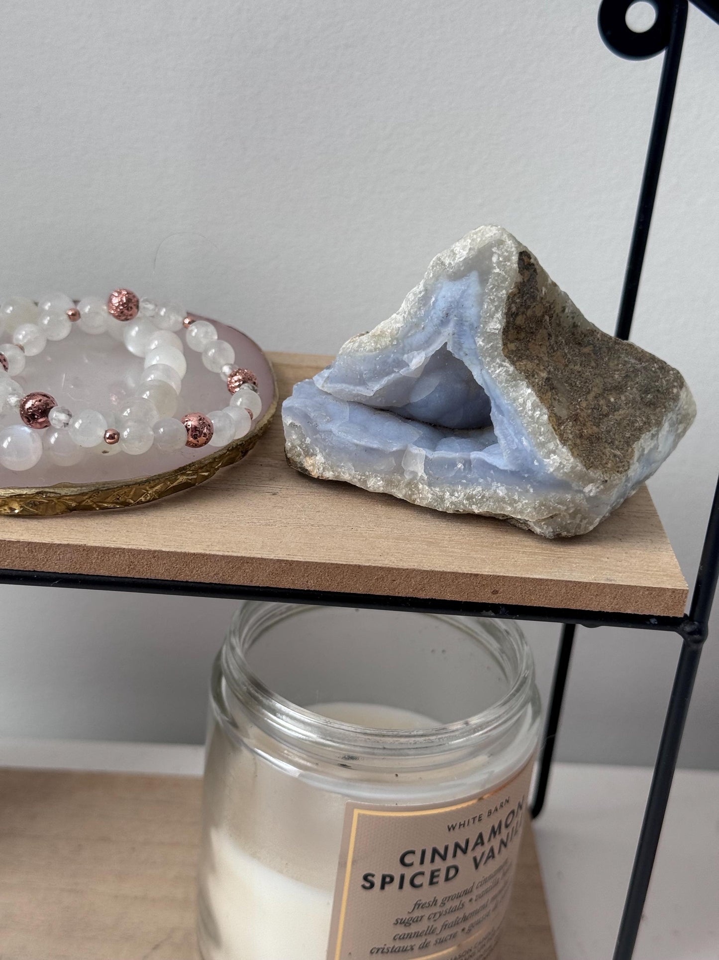 Beautiful Blue Lace Agate Cave from South Africa | Raw Blue Lace Agate Geode