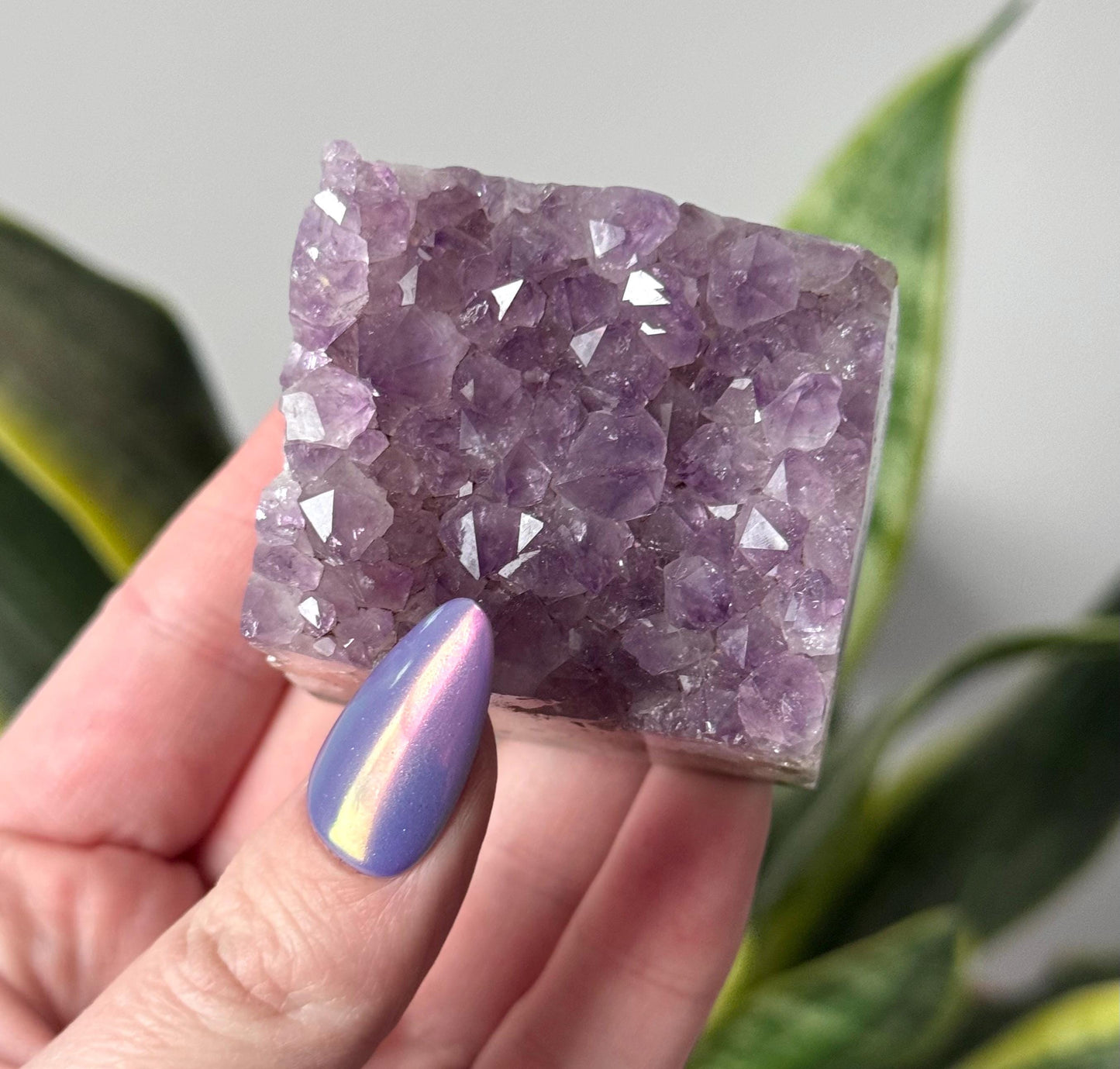 Beautiful Amethyst Cube from Uruguay | Polished Amethyst Block