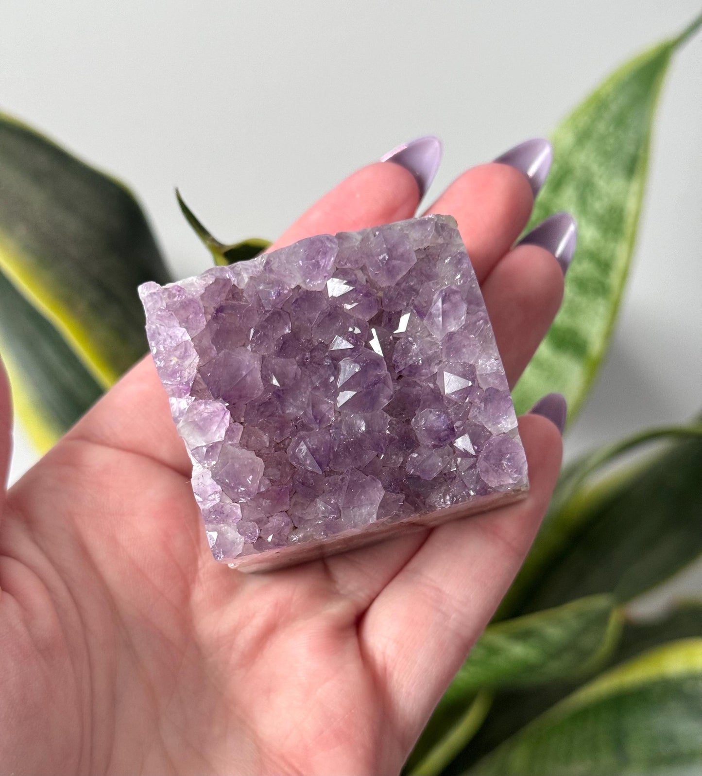 Beautiful Amethyst Cube from Uruguay | Polished Amethyst Block