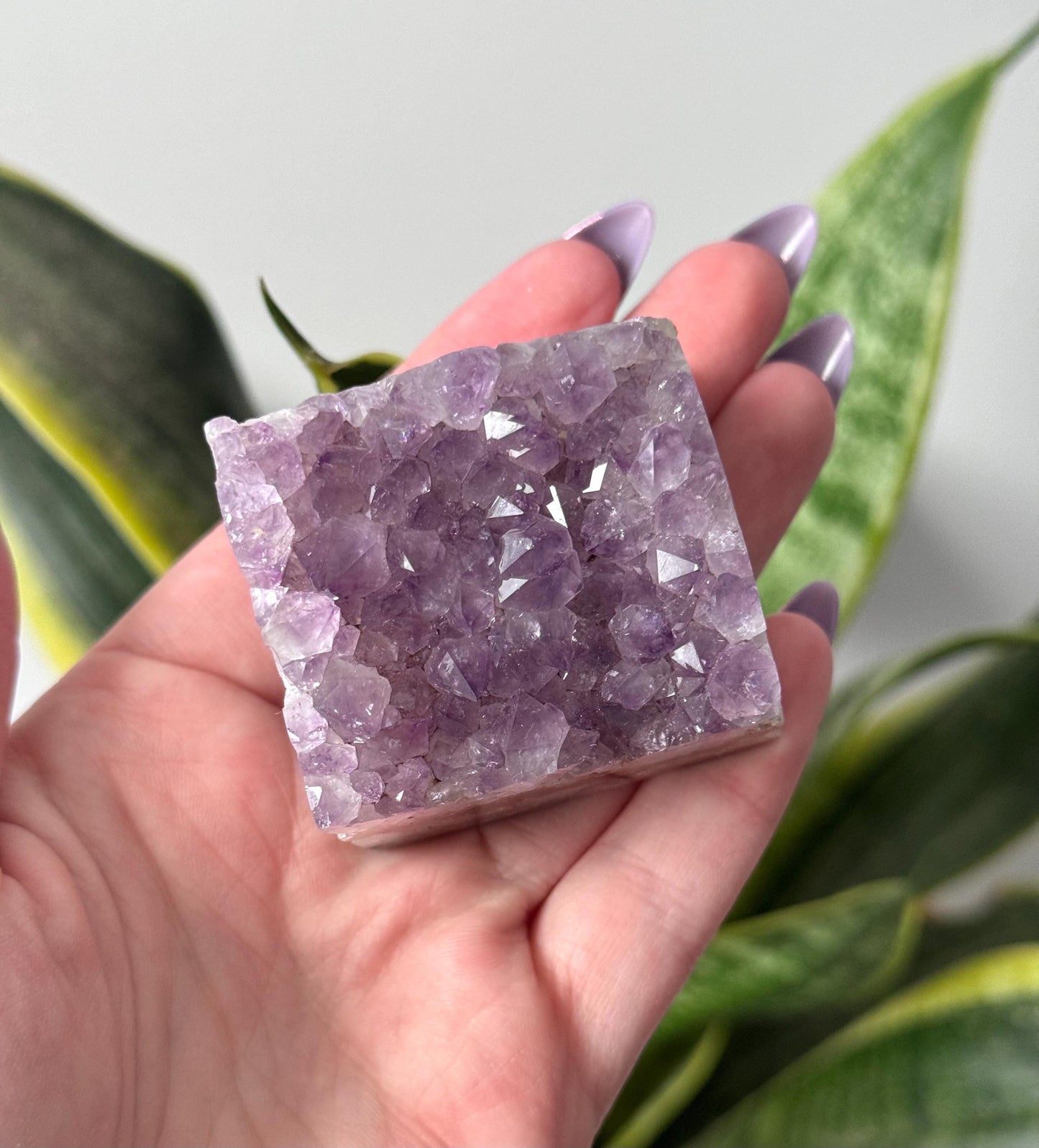 Beautiful Amethyst Cube from Uruguay | Polished Amethyst Block