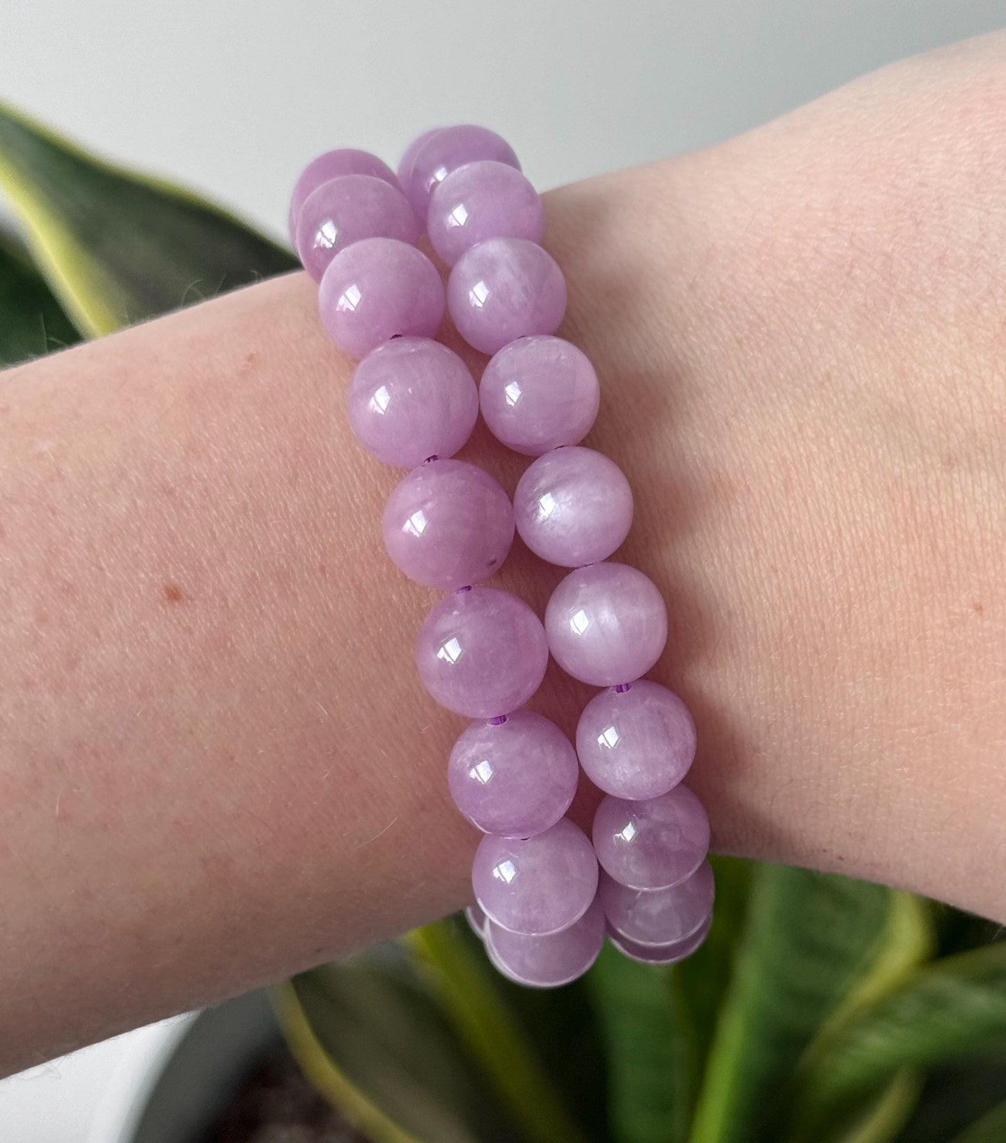 Gorgeous Kunzite Bracelet 8mm 6mm | High Quality Kunzite Bracelet