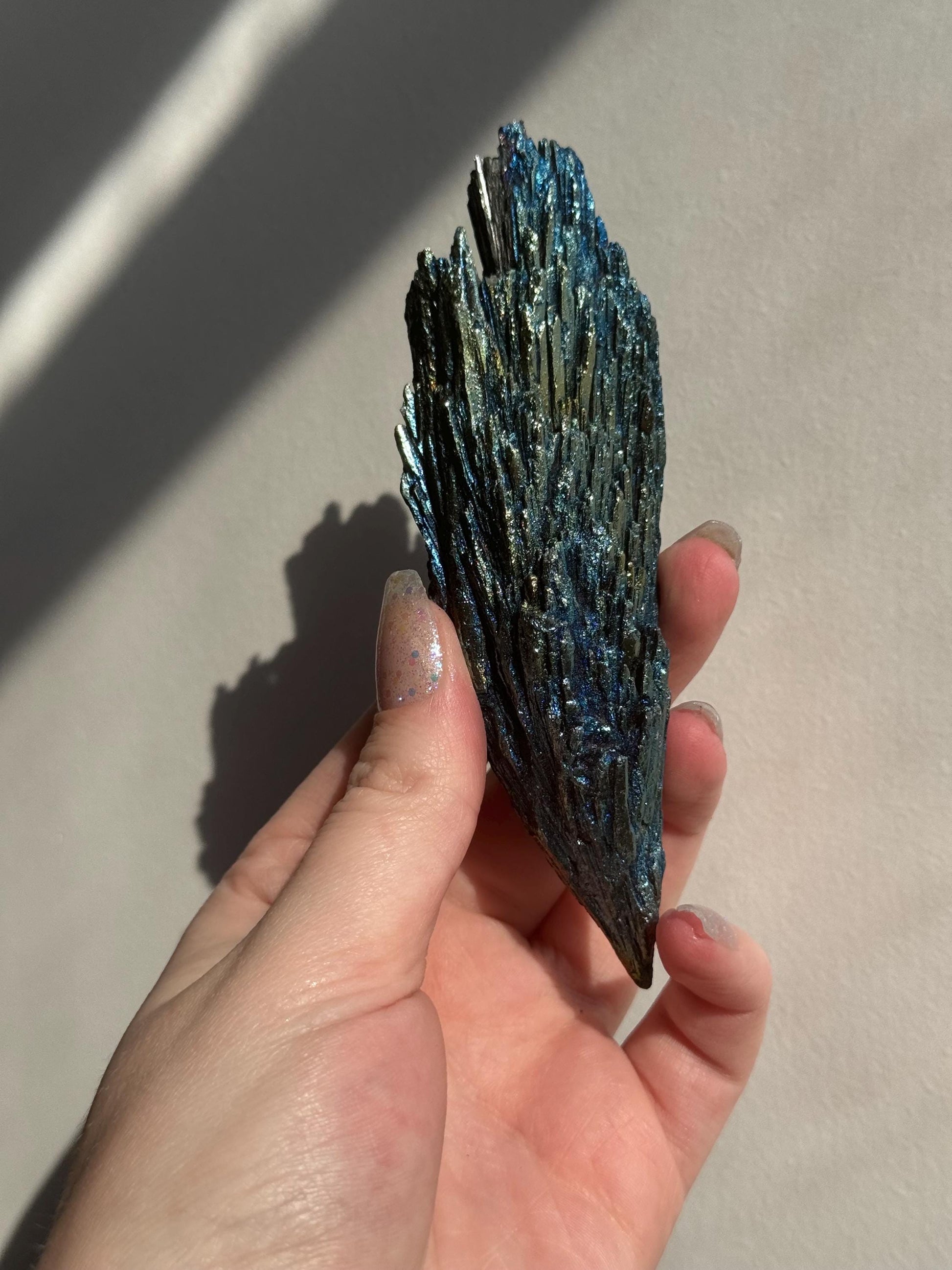 Beautiful Aura Kyanite Blades | Aura Coated Kyanite