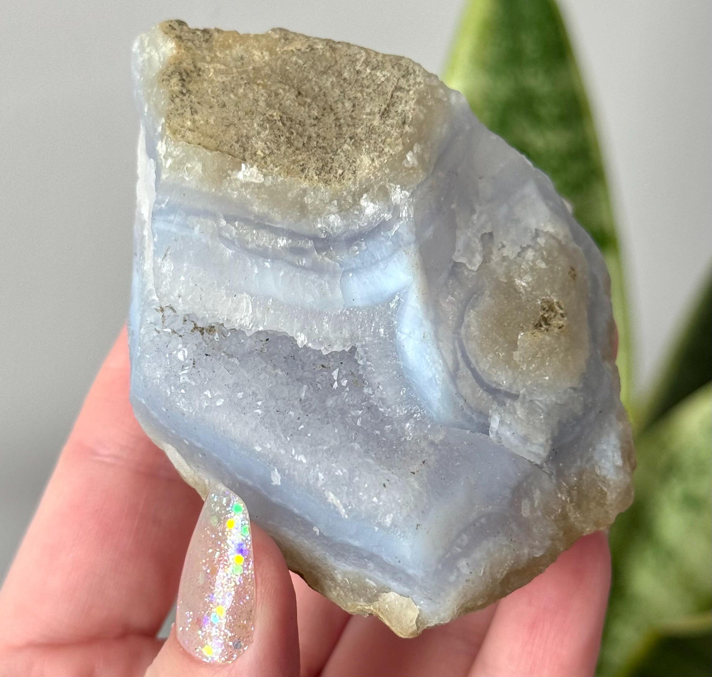 Beautiful Druzy Blue Lace Agate Geode | Blue Lace Agate From South Africa
