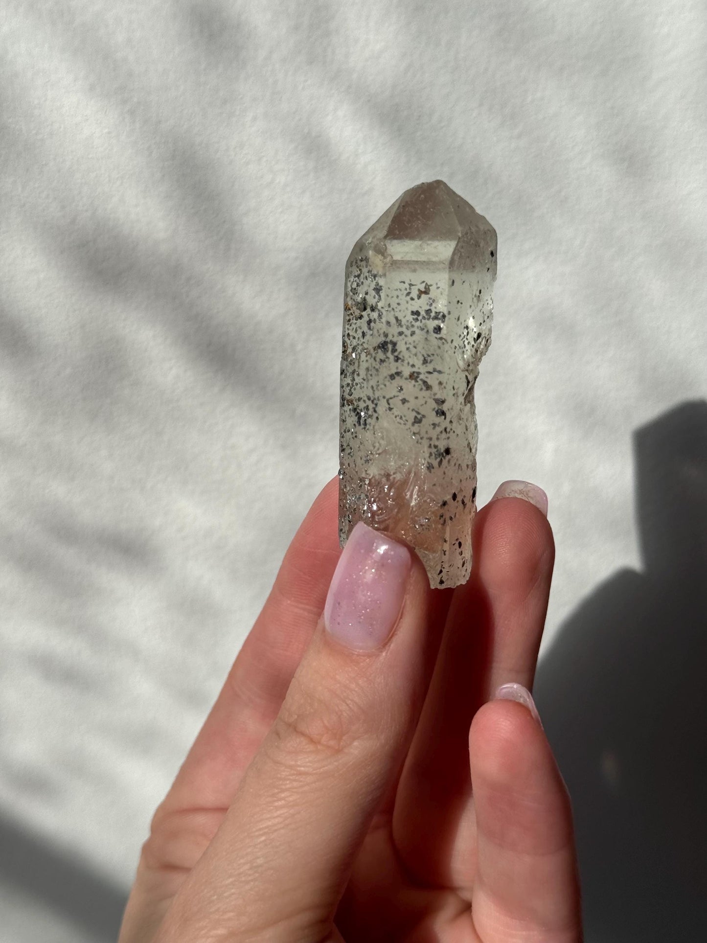 Beautiful Anatase on Quartz Point | Natural Anatase with Quartz