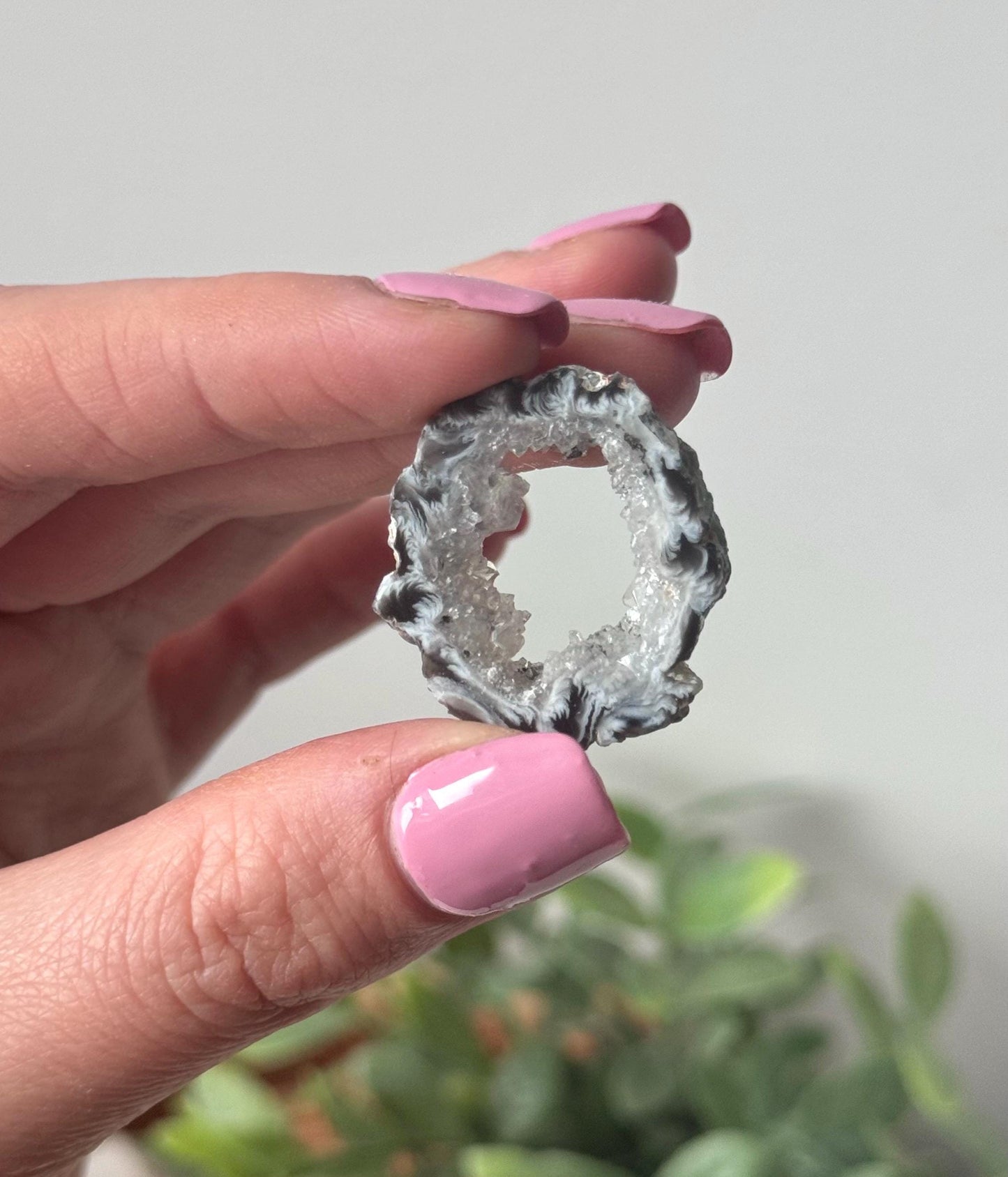 Gorgeous Druzy Oco Agate Mini Portals from Mexico | Intuitively Chosen Oco Agate Geodes